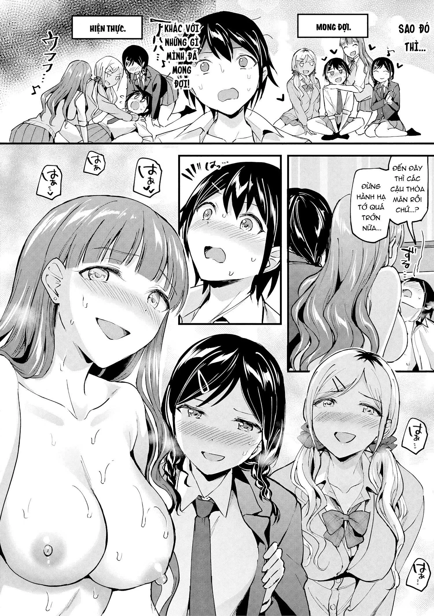 HentaiVN.net - Ảnh 23 - Thức tỉnh đi! Mấy cô nàng dâm đãng - Chap 1: Bị bạn bè của chị úp bô