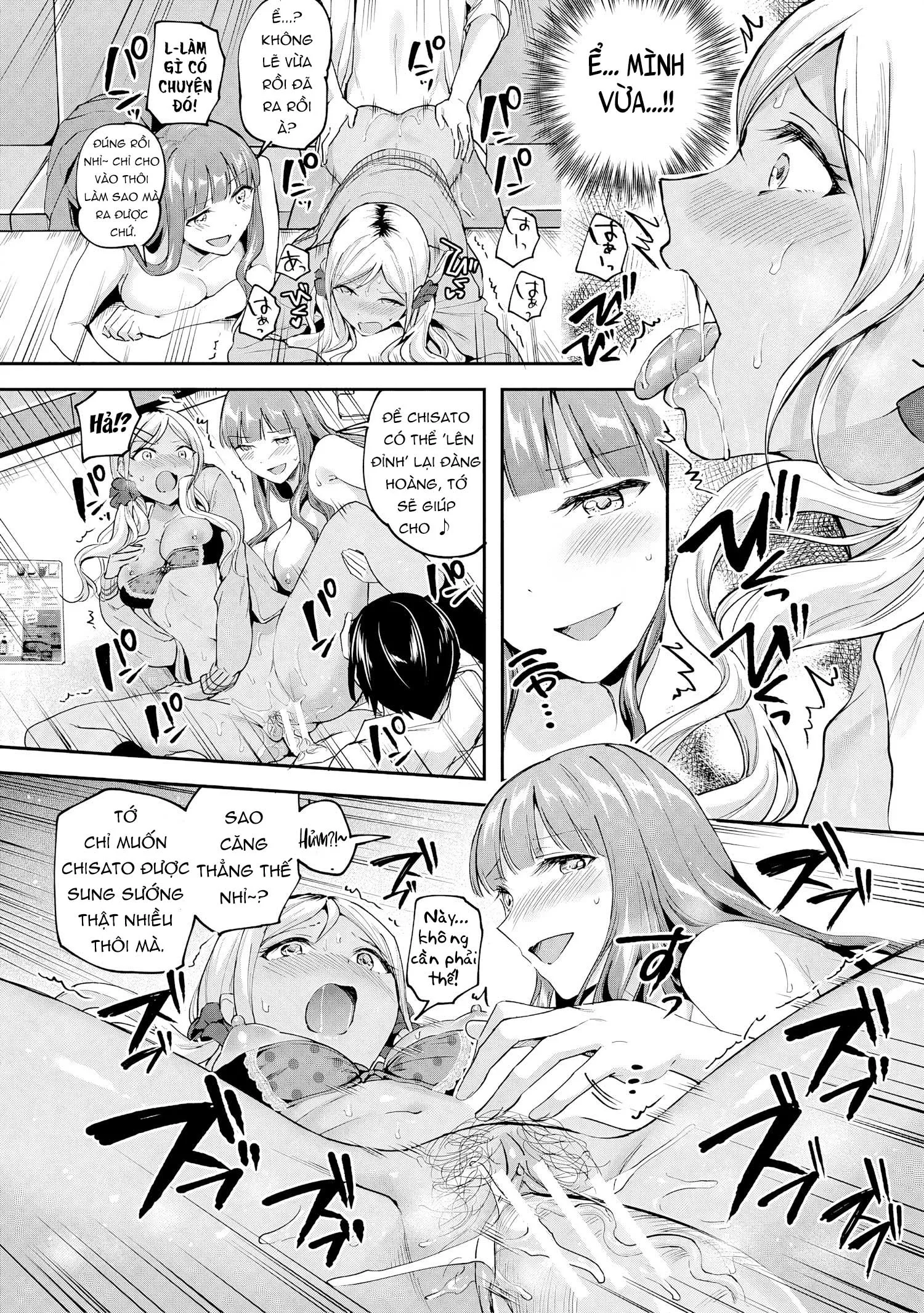 HentaiVN.net - Ảnh 33 - Thức tỉnh đi! Mấy cô nàng dâm đãng - Chap 1: Bị bạn bè của chị úp bô