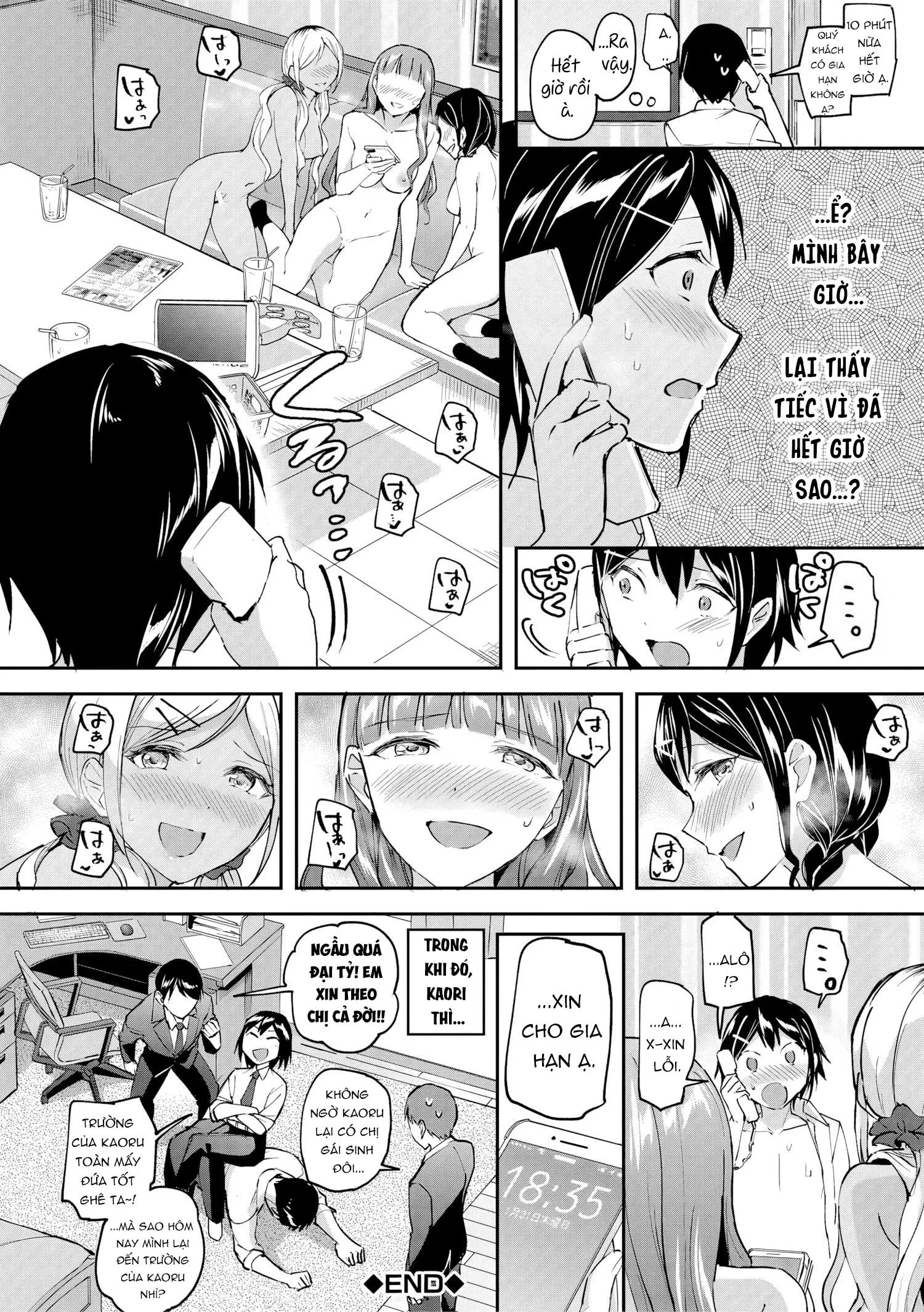 HentaiVN.net - Ảnh 43 - Thức tỉnh đi! Mấy cô nàng dâm đãng - Chap 1: Bị bạn bè của chị úp bô