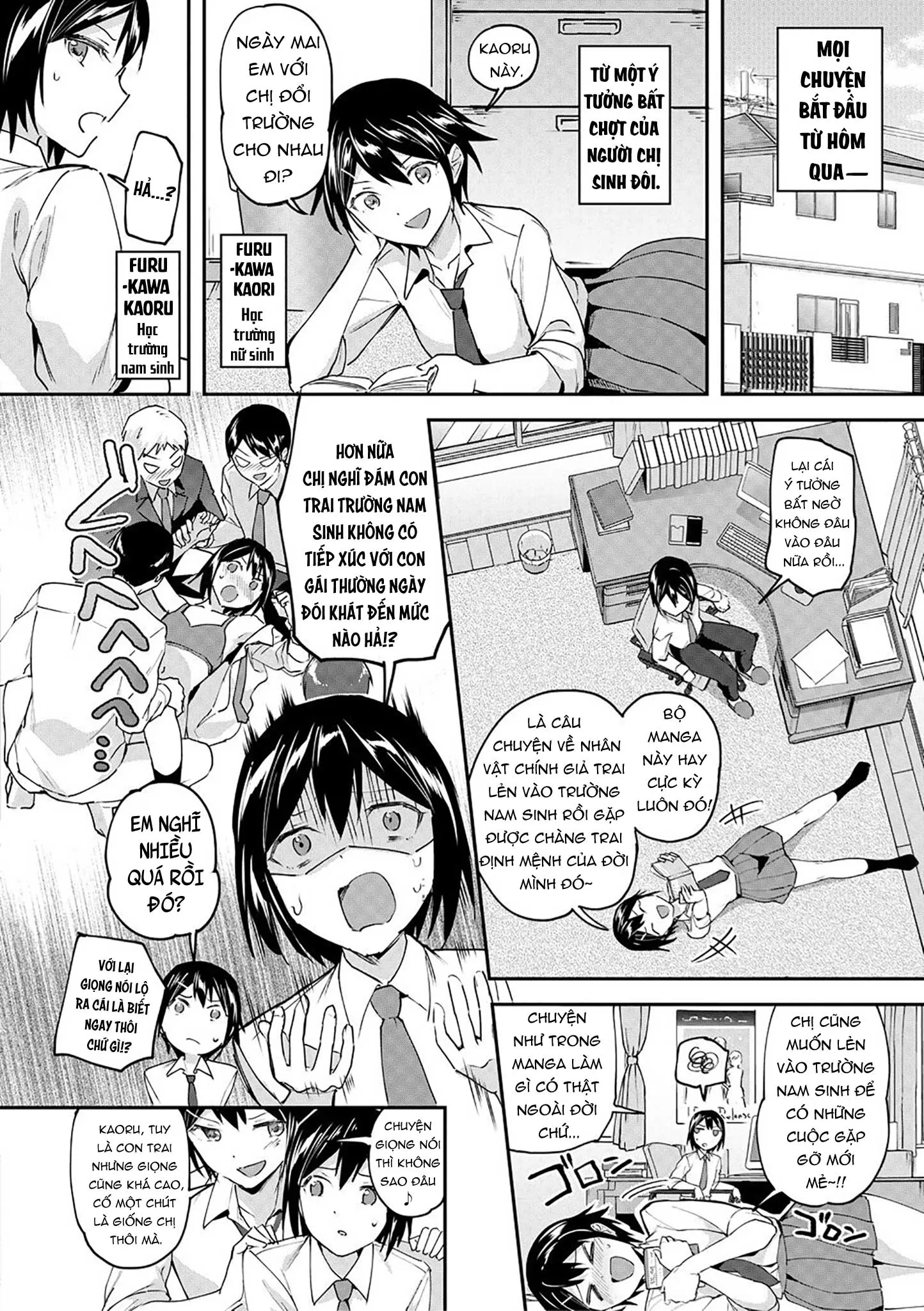 HentaiVN.net - Ảnh 5 - Thức tỉnh đi! Mấy cô nàng dâm đãng - Chap 1: Bị bạn bè của chị úp bô