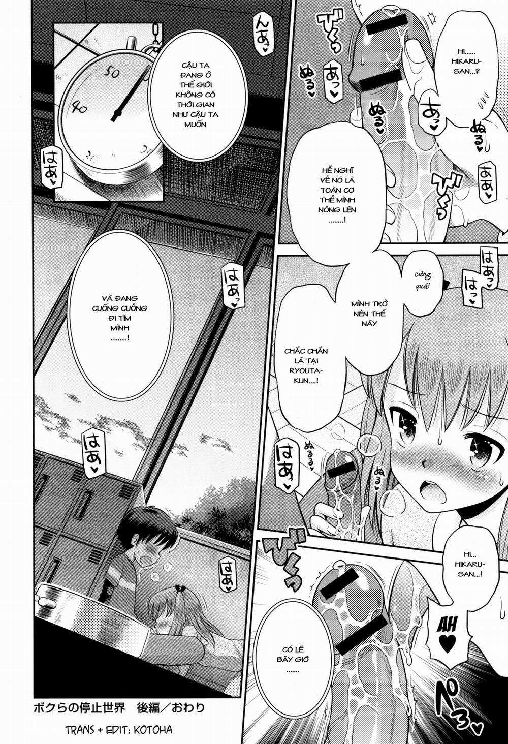 HentaiVN.net - Ảnh 24 - Bokura no Teishi Sekai - Chap 3