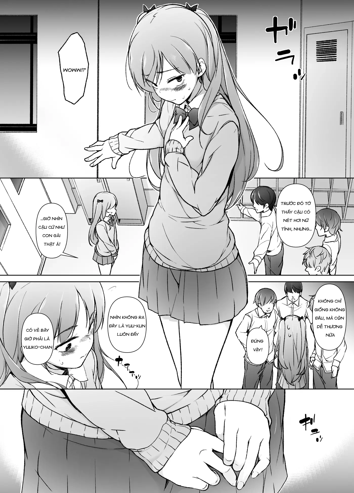 HentaiVN.net - Ảnh 7 - Danshikou no Kawaii Ko ga Josou Shita Hanashi - Chap 1