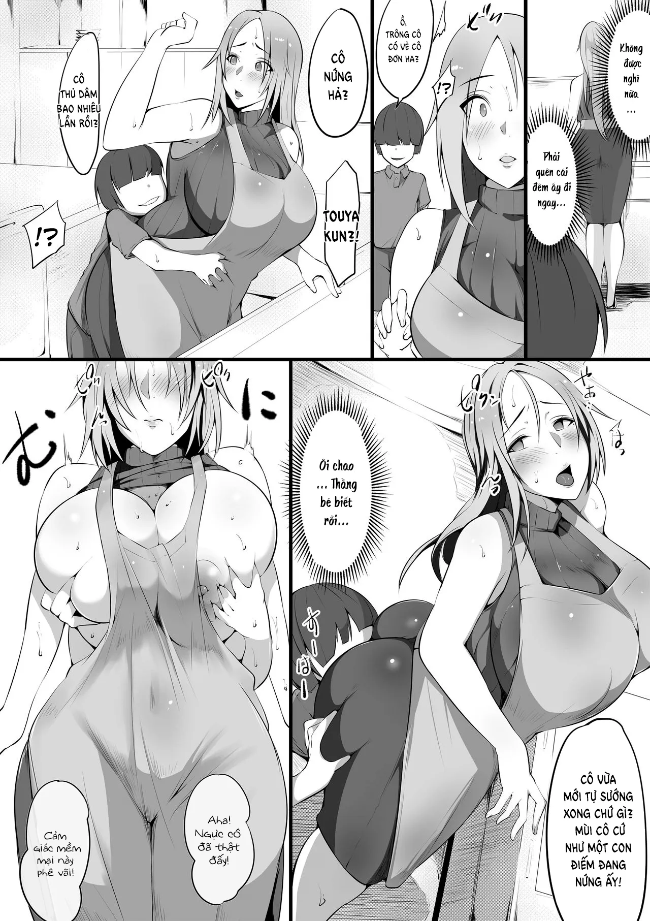 HentaiVN.net - Ảnh 6 - Bà mẹ đảm đang và cậu nhóc tinh nghịch [Toriko no Haha 2, Hahatorare, Captured Mother 2] - Phần 2 - Oneshot