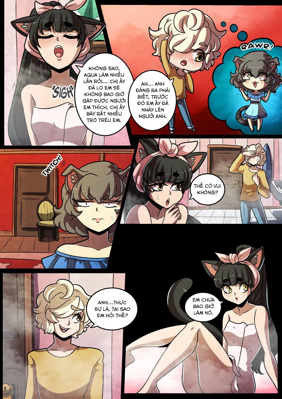 HentaiVN.net - Ảnh 12 - Feline Château - Chap 3 + Ảnh động