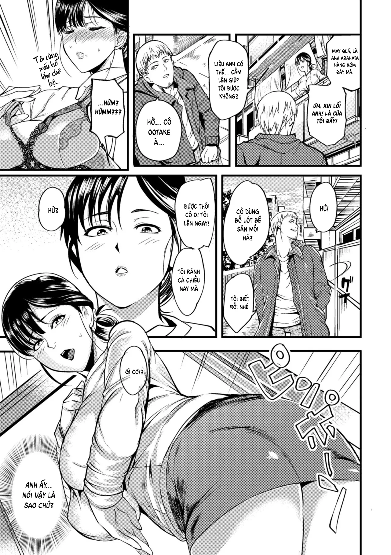 HentaiVN.net - Ảnh 5 - The Pleasure Married Women Do Not Know [Oku-san ga Shiranai Kairaku] - Chap 3