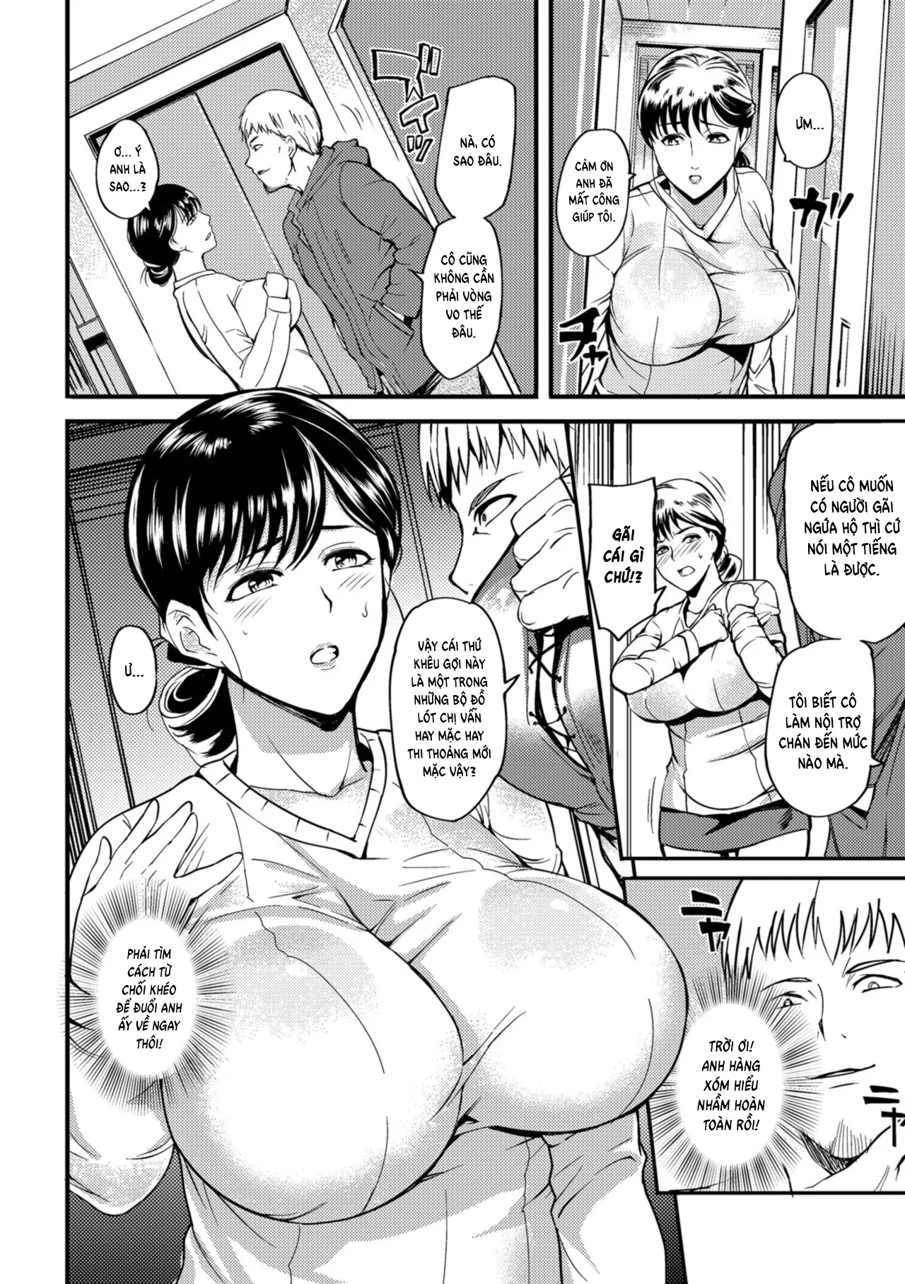 HentaiVN.net - Ảnh 6 - The Pleasure Married Women Do Not Know [Oku-san ga Shiranai Kairaku] - Chap 3