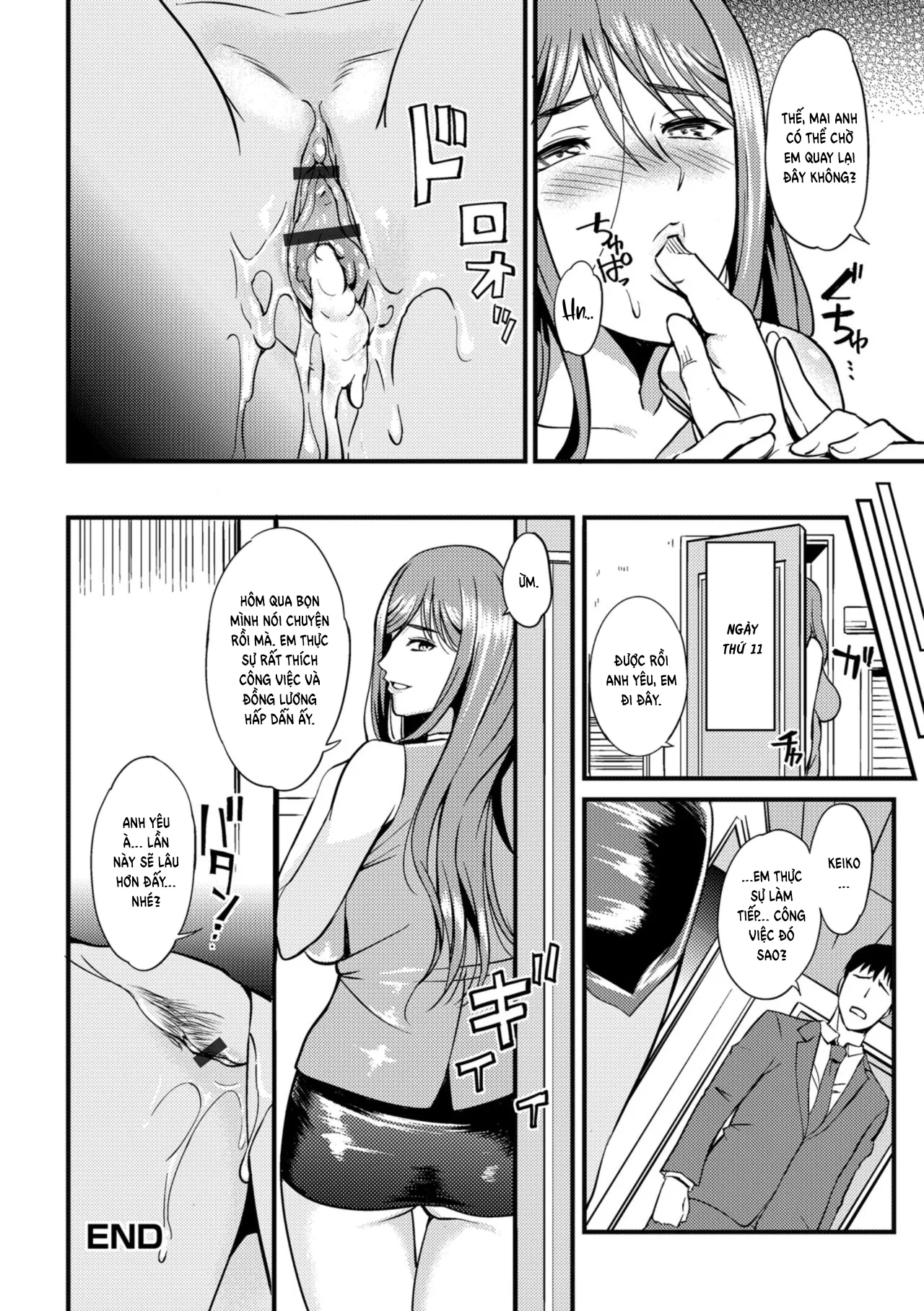 HentaiVN.net - Ảnh 18 - The Pleasure Married Women Do Not Know [Oku-san ga Shiranai Kairaku] - Chap 6