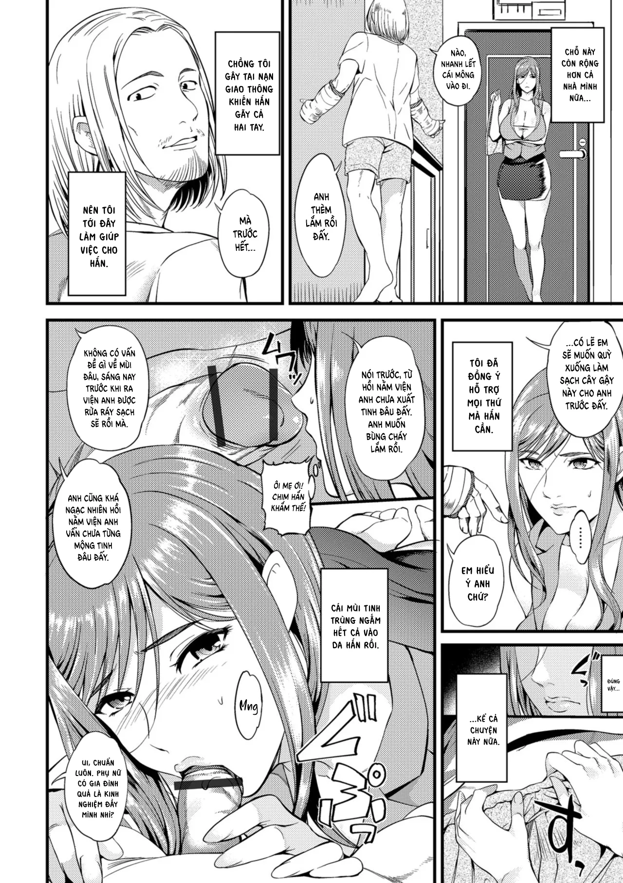HentaiVN.net - Ảnh 4 - The Pleasure Married Women Do Not Know [Oku-san ga Shiranai Kairaku] - Chap 6