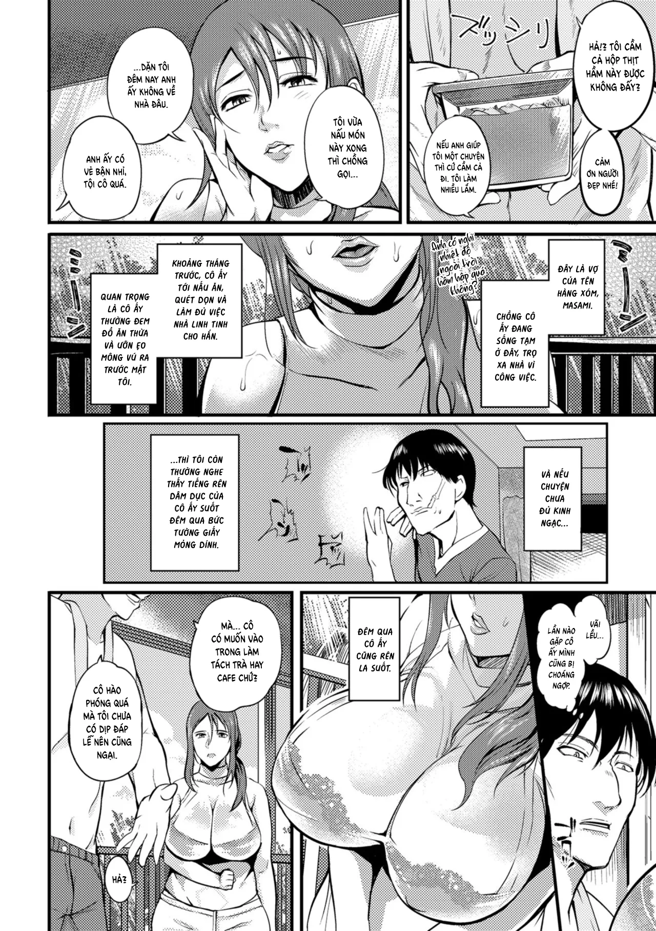HentaiVN.net - Ảnh 4 - The Pleasure Married Women Do Not Know [Oku-san ga Shiranai Kairaku] - Chap 8