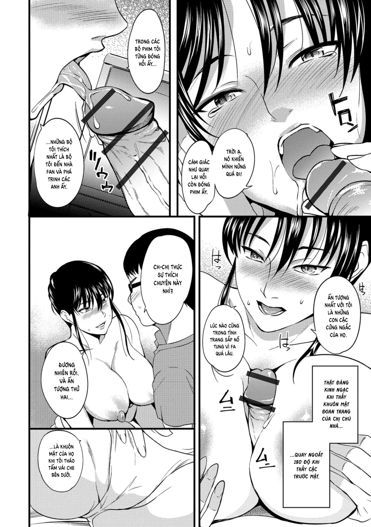 HentaiVN.net - Ảnh 10 - The Pleasure Married Women Do Not Know [Oku-san ga Shiranai Kairaku] - Chap 11