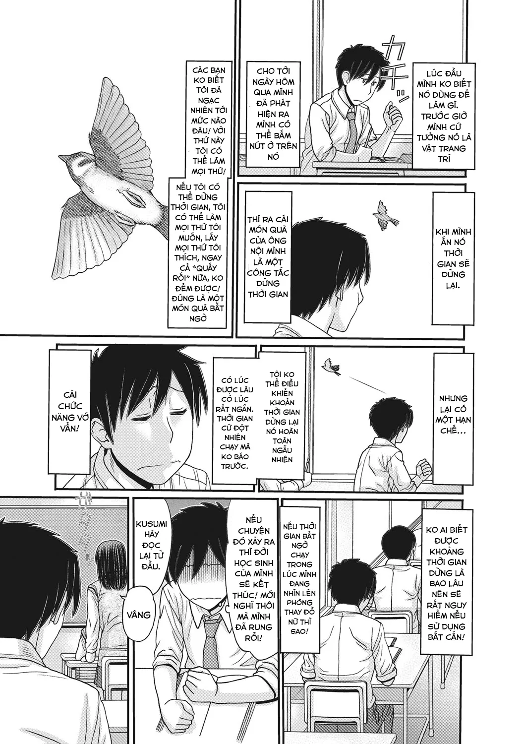 HentaiVN.net - Ảnh 5 - Công tắc thời gian [TOKI to MEKI -Tomatta Sekai de Majiwaru Toiki; トキトメキ-止まった世界で交わる吐息] - Chap 1