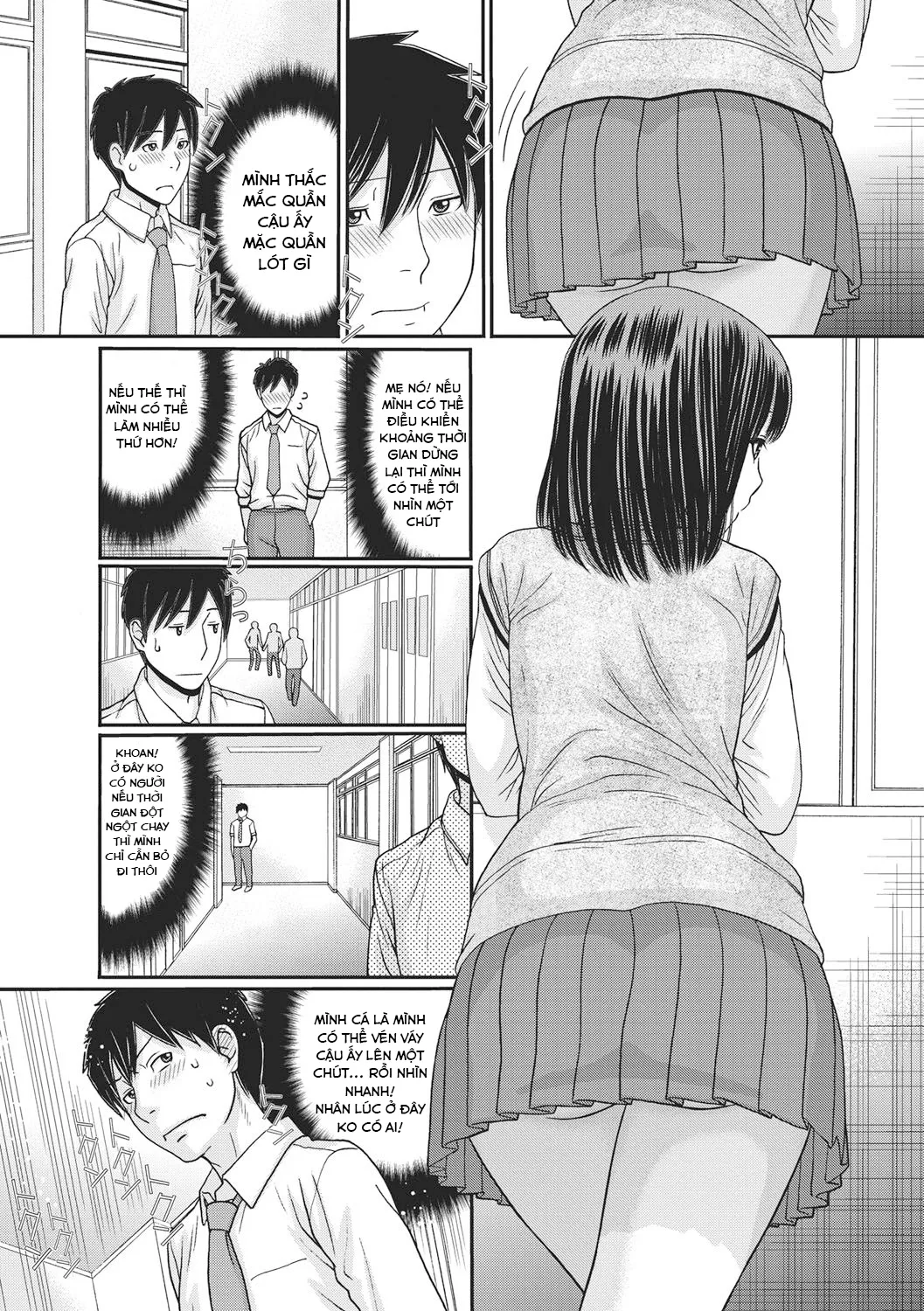 HentaiVN.net - Ảnh 8 - Công tắc thời gian [TOKI to MEKI -Tomatta Sekai de Majiwaru Toiki; トキトメキ-止まった世界で交わる吐息] - Chap 1