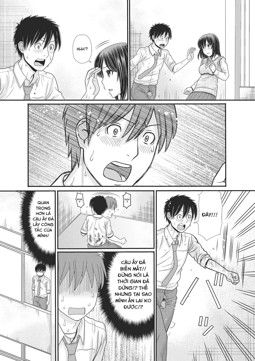 HentaiVN.net - Ảnh 4 - Công tắc thời gian [TOKI to MEKI -Tomatta Sekai de Majiwaru Toiki; トキトメキ-止まった世界で交わる吐息] - Chap 2