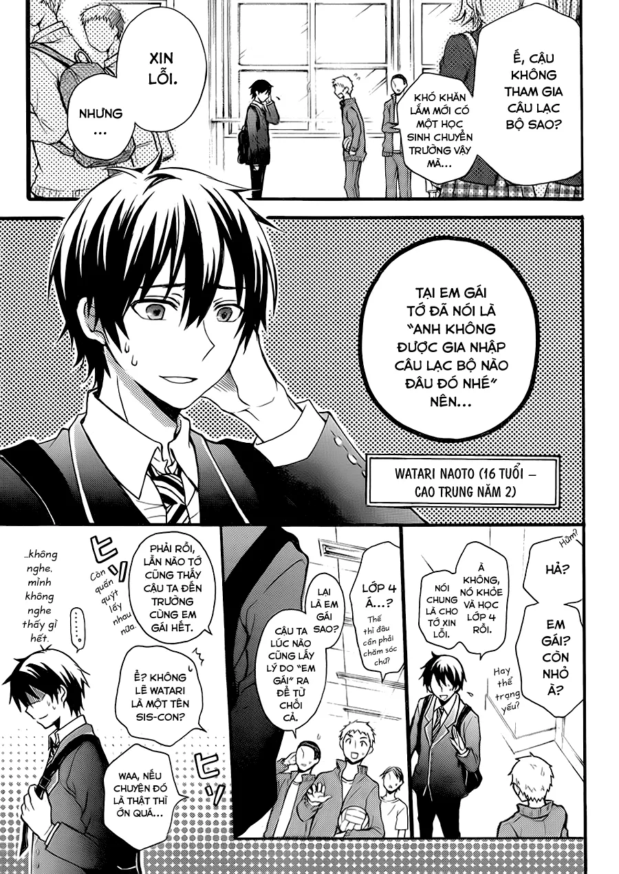HentaiVN.net - Ảnh 5 - Watari-kun no xx ga Houkai Sunzen [渡くんの××が崩壊寸前; 渡君的XX即将崩坏; Watari-kun no Batsu Batsu ga Houkai Sunzen; Watari-kun no Batsubatsu ga Houkai Sunzen] - Chap 1