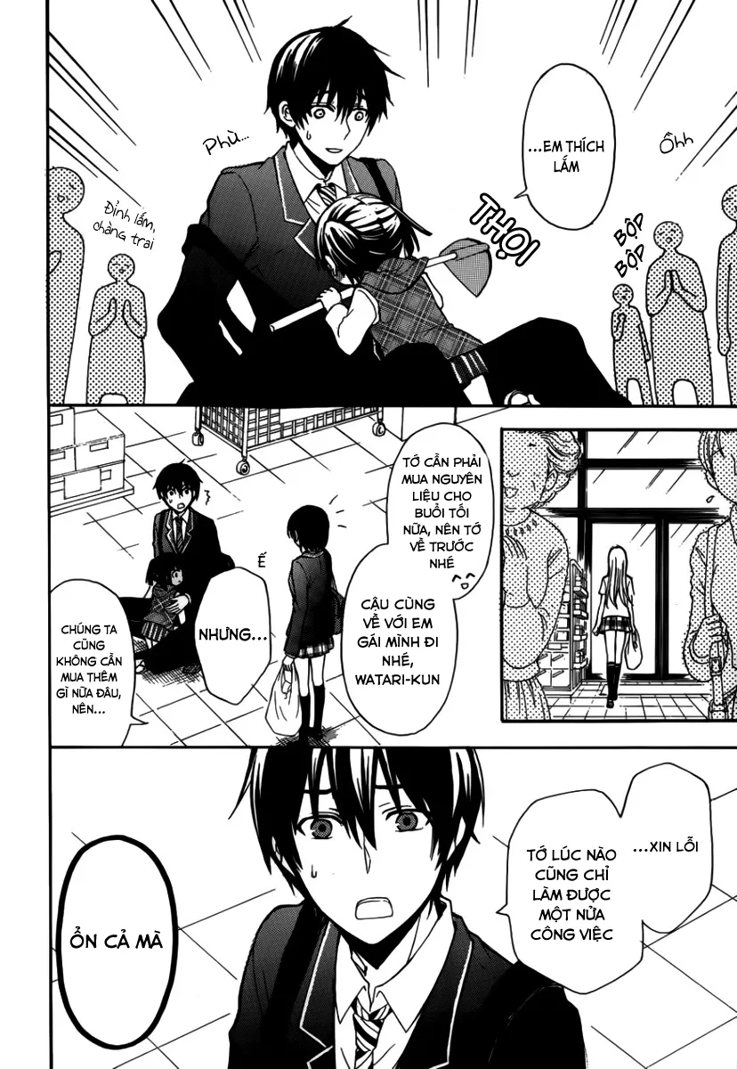 HentaiVN.net - Ảnh 24 - Watari-kun no xx ga Houkai Sunzen [渡くんの××が崩壊寸前; 渡君的XX即将崩坏; Watari-kun no Batsu Batsu ga Houkai Sunzen; Watari-kun no Batsubatsu ga Houkai Sunzen] - Chap 3