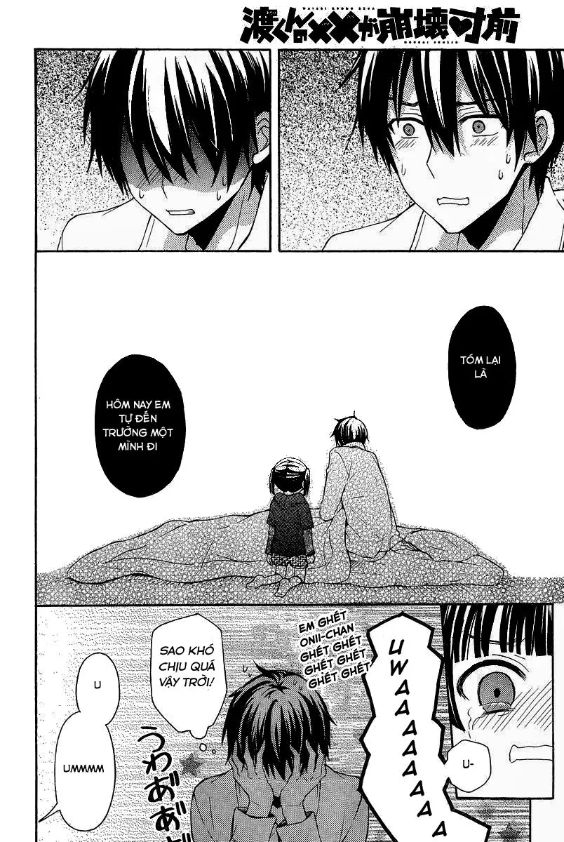HentaiVN.net - Ảnh 7 - Watari-kun no xx ga Houkai Sunzen [渡くんの××が崩壊寸前; 渡君的XX即将崩坏; Watari-kun no Batsu Batsu ga Houkai Sunzen; Watari-kun no Batsubatsu ga Houkai Sunzen] - Chap 7