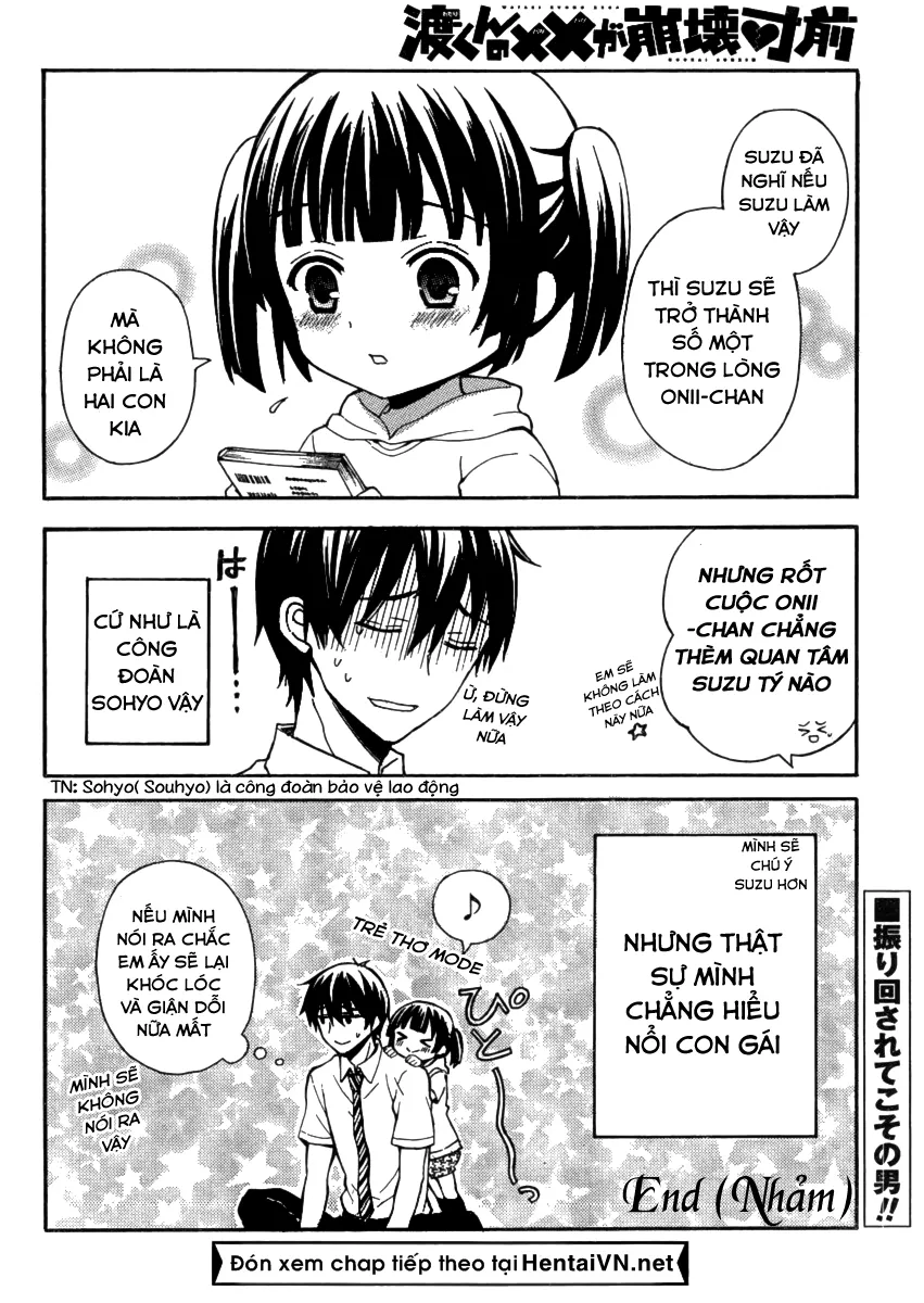 HentaiVN.net - Ảnh 17 - Watari-kun no xx ga Houkai Sunzen [渡くんの××が崩壊寸前; 渡君的XX即将崩坏; Watari-kun no Batsu Batsu ga Houkai Sunzen; Watari-kun no Batsubatsu ga Houkai Sunzen] - Chap 9