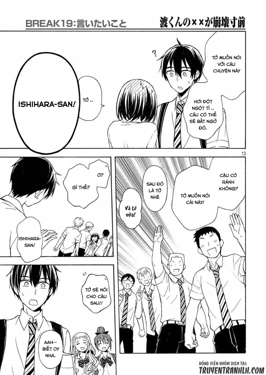 HentaiVN.net - Ảnh 14 - Watari-kun no xx ga Houkai Sunzen [渡くんの××が崩壊寸前; 渡君的XX即将崩坏; Watari-kun no Batsu Batsu ga Houkai Sunzen; Watari-kun no Batsubatsu ga Houkai Sunzen] - Chap 22