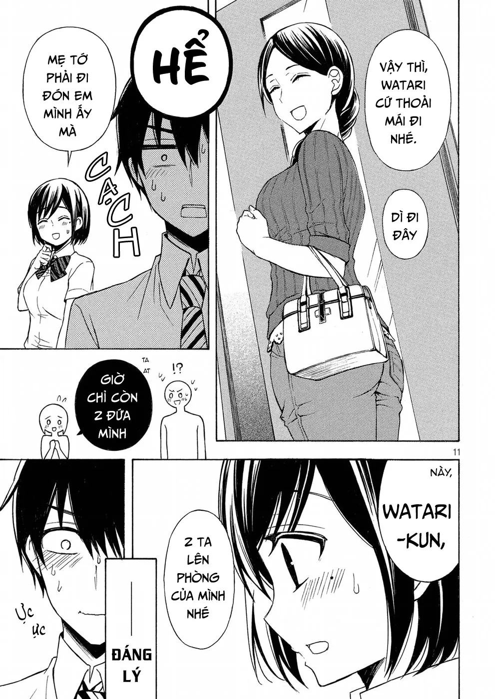 HentaiVN.net - Ảnh 12 - Watari-kun no xx ga Houkai Sunzen [渡くんの××が崩壊寸前; 渡君的XX即将崩坏; Watari-kun no Batsu Batsu ga Houkai Sunzen; Watari-kun no Batsubatsu ga Houkai Sunzen] - Chap 37