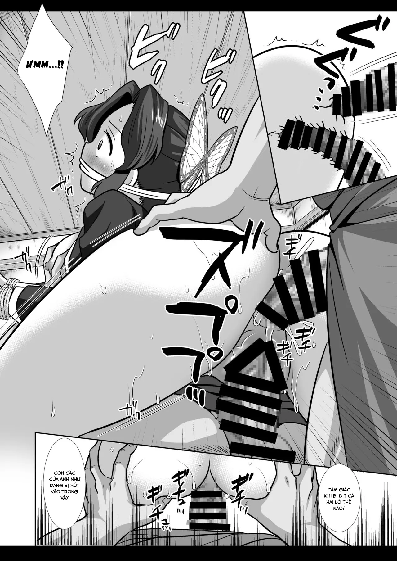 HentaiVN.net - Ảnh 15 - Trói và hiếp dâm Shinobu dâm đãng [Shinobu's Bondage Rape ; Shinobu Kousoku Rinkan] - Oneshot