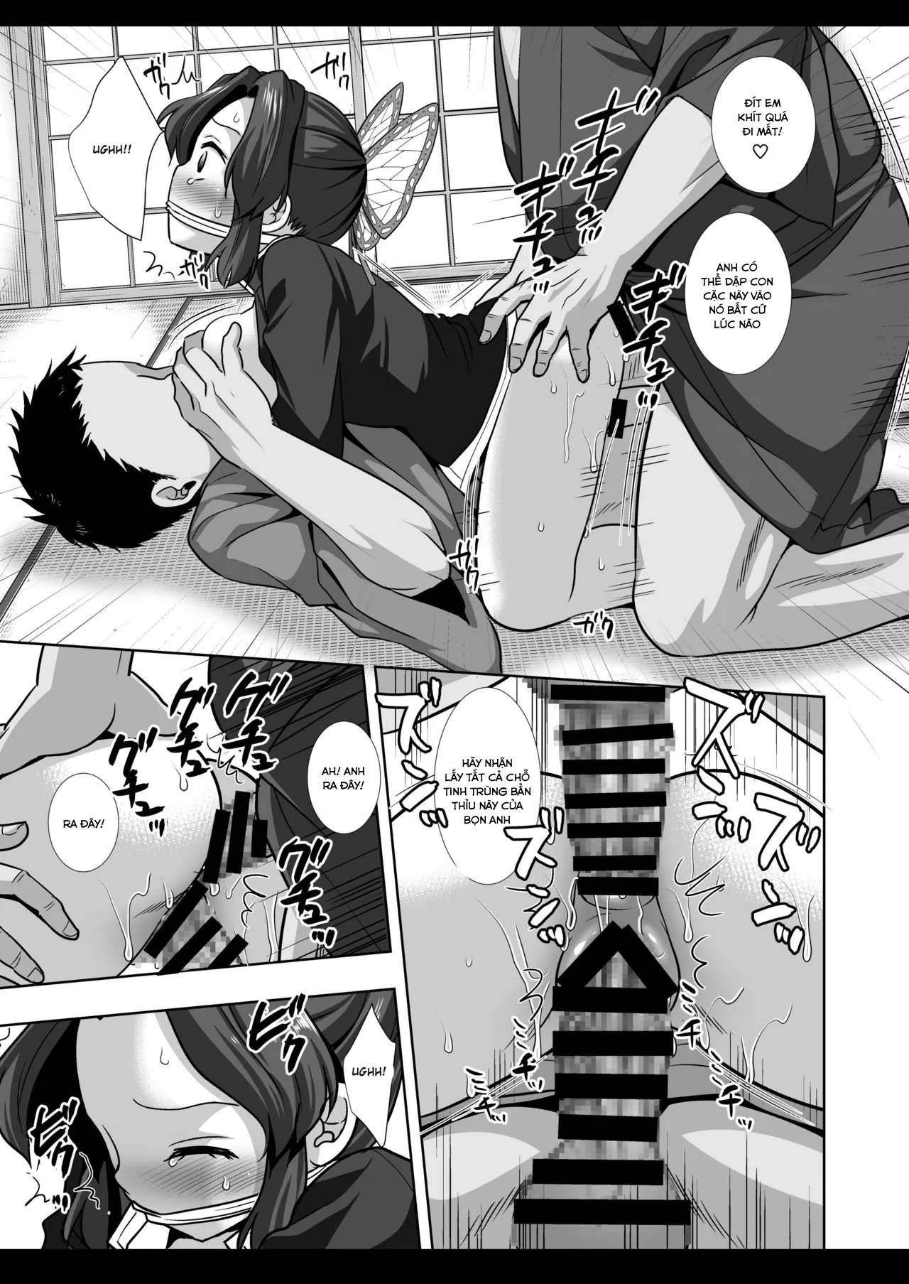 HentaiVN.net - Ảnh 16 - Trói và hiếp dâm Shinobu dâm đãng [Shinobu's Bondage Rape ; Shinobu Kousoku Rinkan] - Oneshot