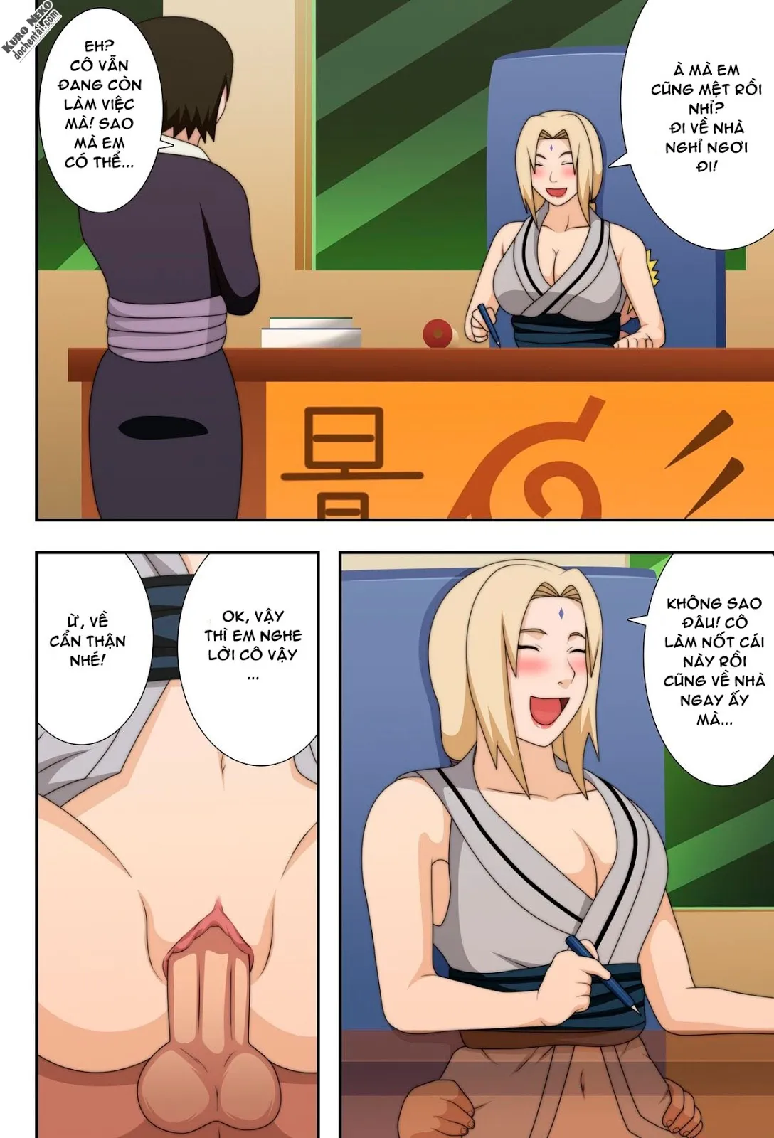 HentaiVN.net - Ảnh 26 - Big-Breast Ninja (Naruto) [Kyounyuu No Ninja Chichikage; Huge Breasted Ninja] - Oneshot [màu]