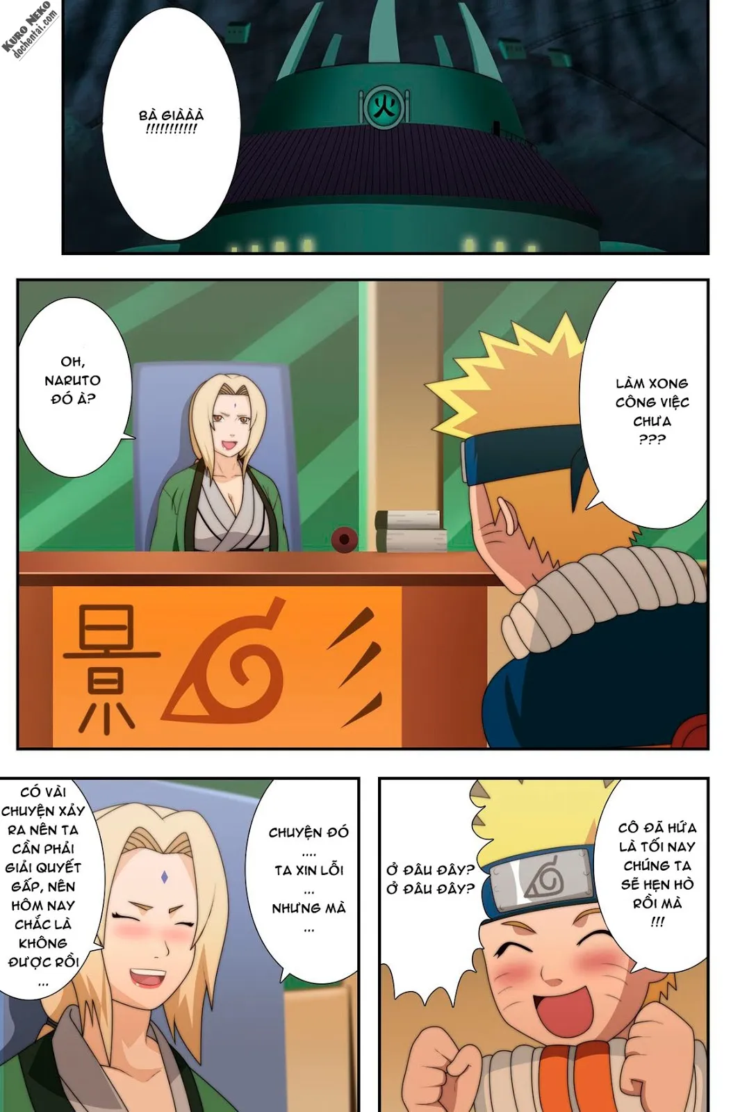 HentaiVN.net - Ảnh 3 - Big-Breast Ninja (Naruto) [Kyounyuu No Ninja Chichikage; Huge Breasted Ninja] - Oneshot [màu]