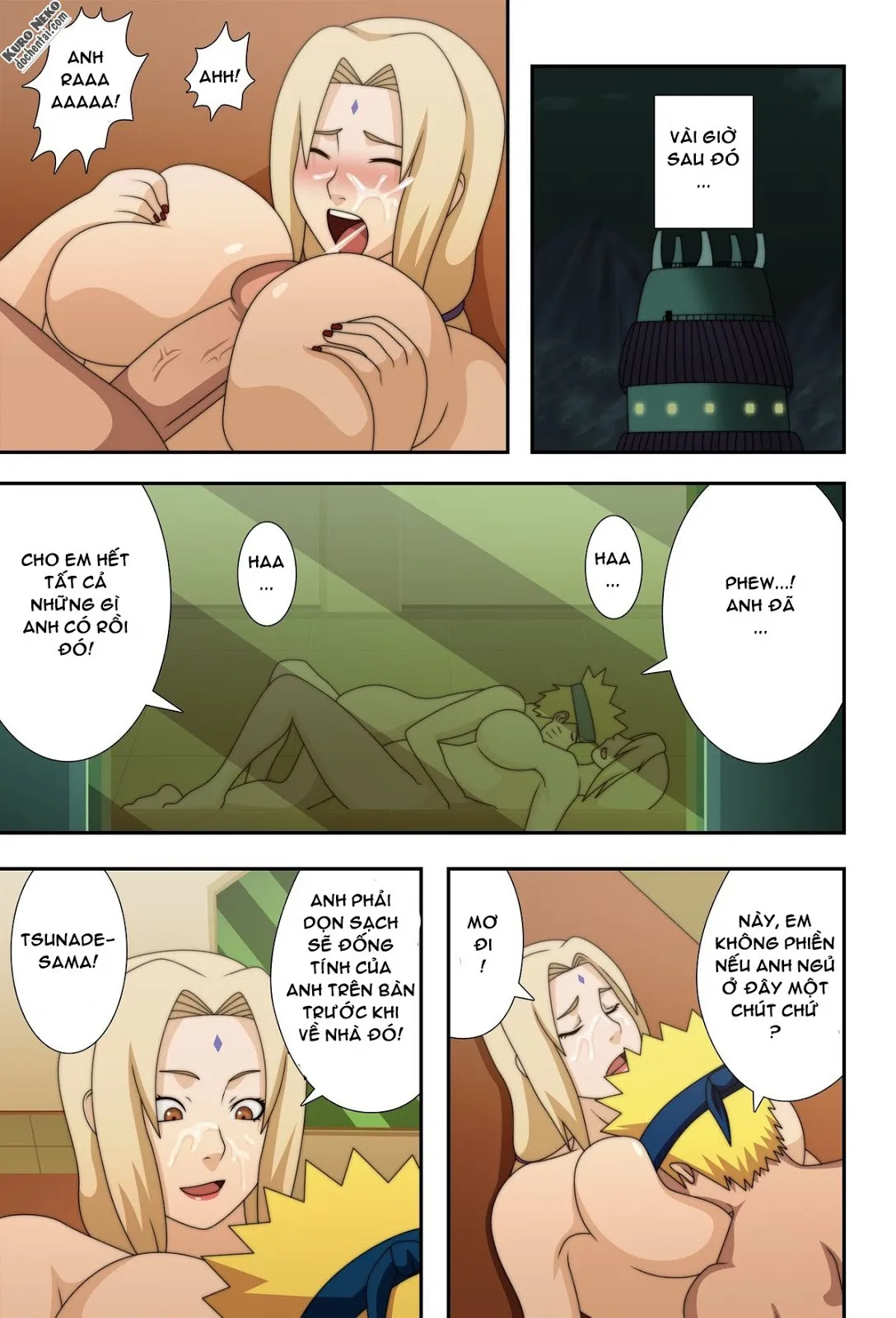 HentaiVN.net - Ảnh 41 - Big-Breast Ninja (Naruto) [Kyounyuu No Ninja Chichikage; Huge Breasted Ninja] - Oneshot [màu]