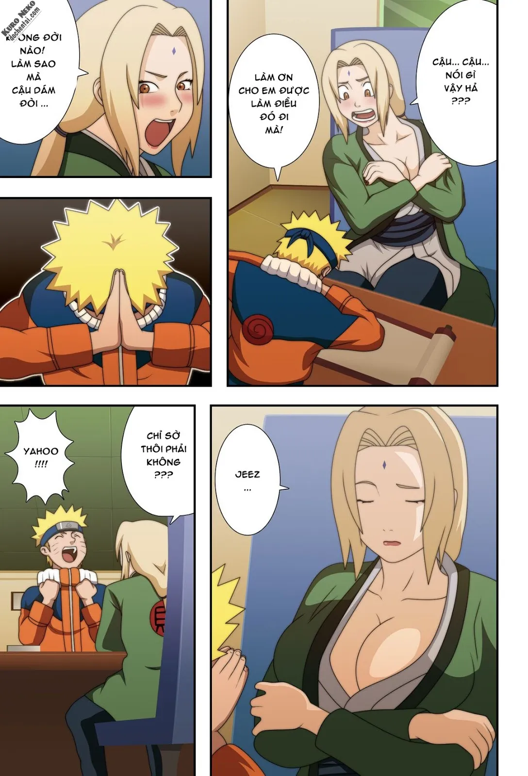 HentaiVN.net - Ảnh 5 - Big-Breast Ninja (Naruto) [Kyounyuu No Ninja Chichikage; Huge Breasted Ninja] - Oneshot [màu]