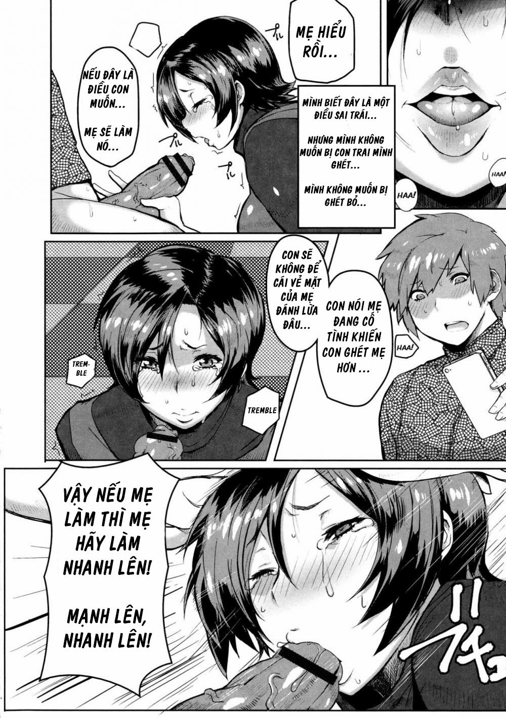 HentaiVN.net - Ảnh 4 - Ngày mà mẹ tôi trở thành chó [The day my mom became a dog; Mama Ga Inu Ni Naru Hi] - Oneshot