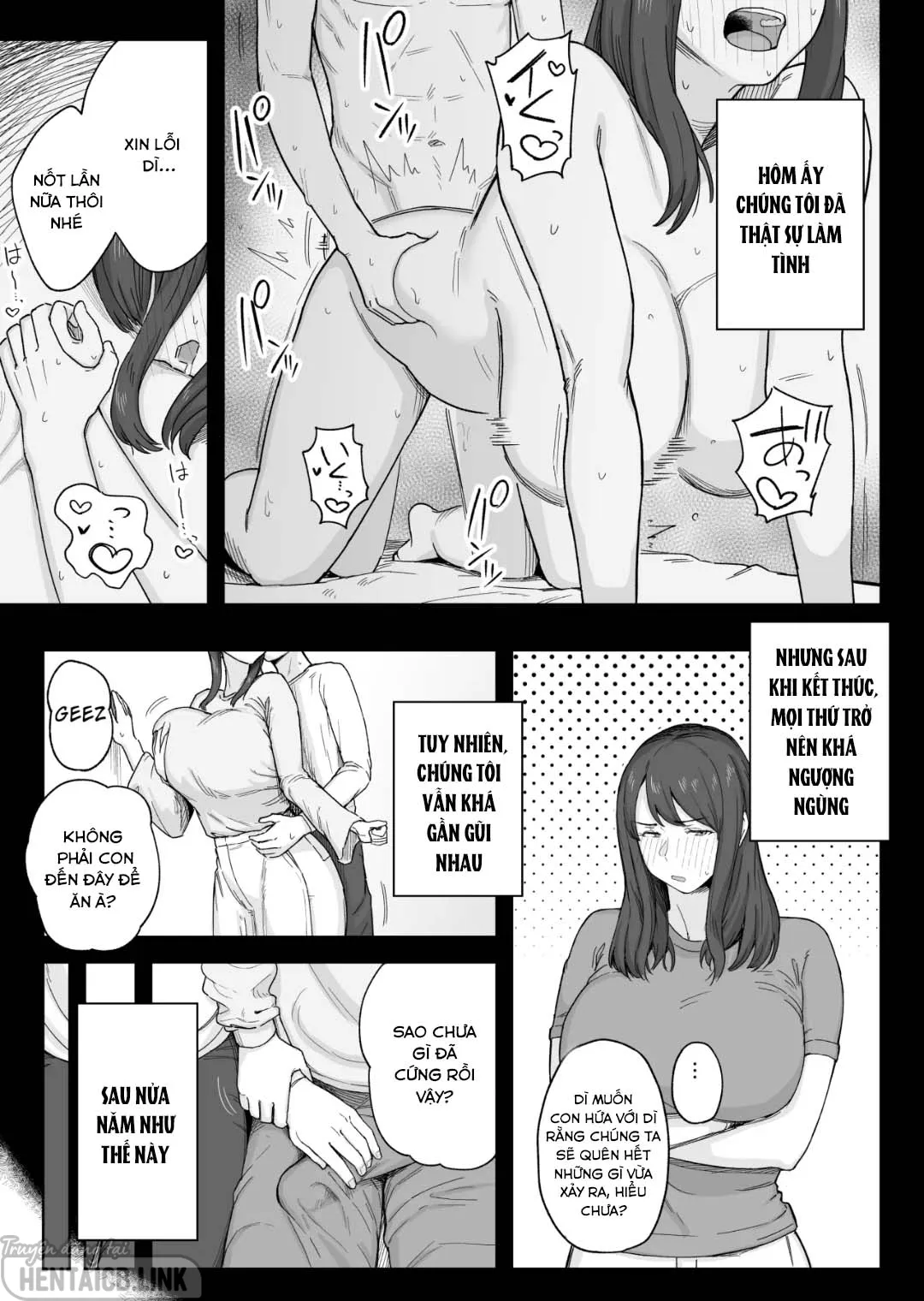 HentaiVN.net - Ảnh 10 - Cùng dì sau bữa ăn tối - Oneshot