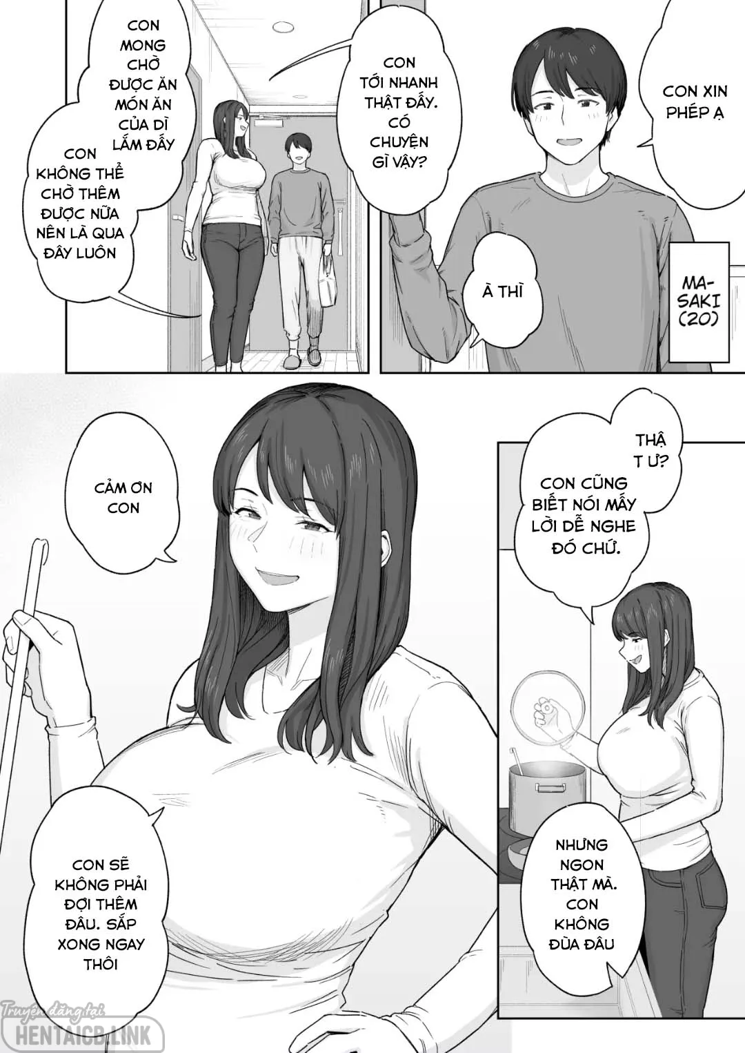 HentaiVN.net - Ảnh 3 - Cùng dì sau bữa ăn tối - Oneshot