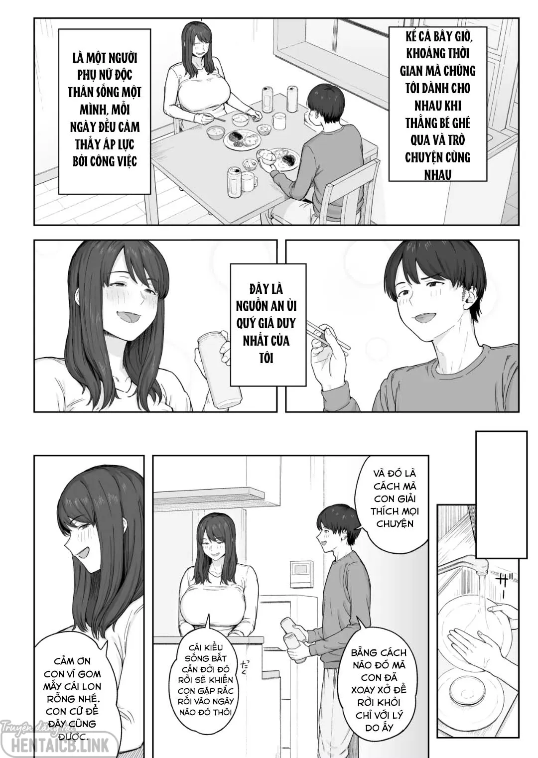 HentaiVN.net - Ảnh 5 - Cùng dì sau bữa ăn tối - Oneshot