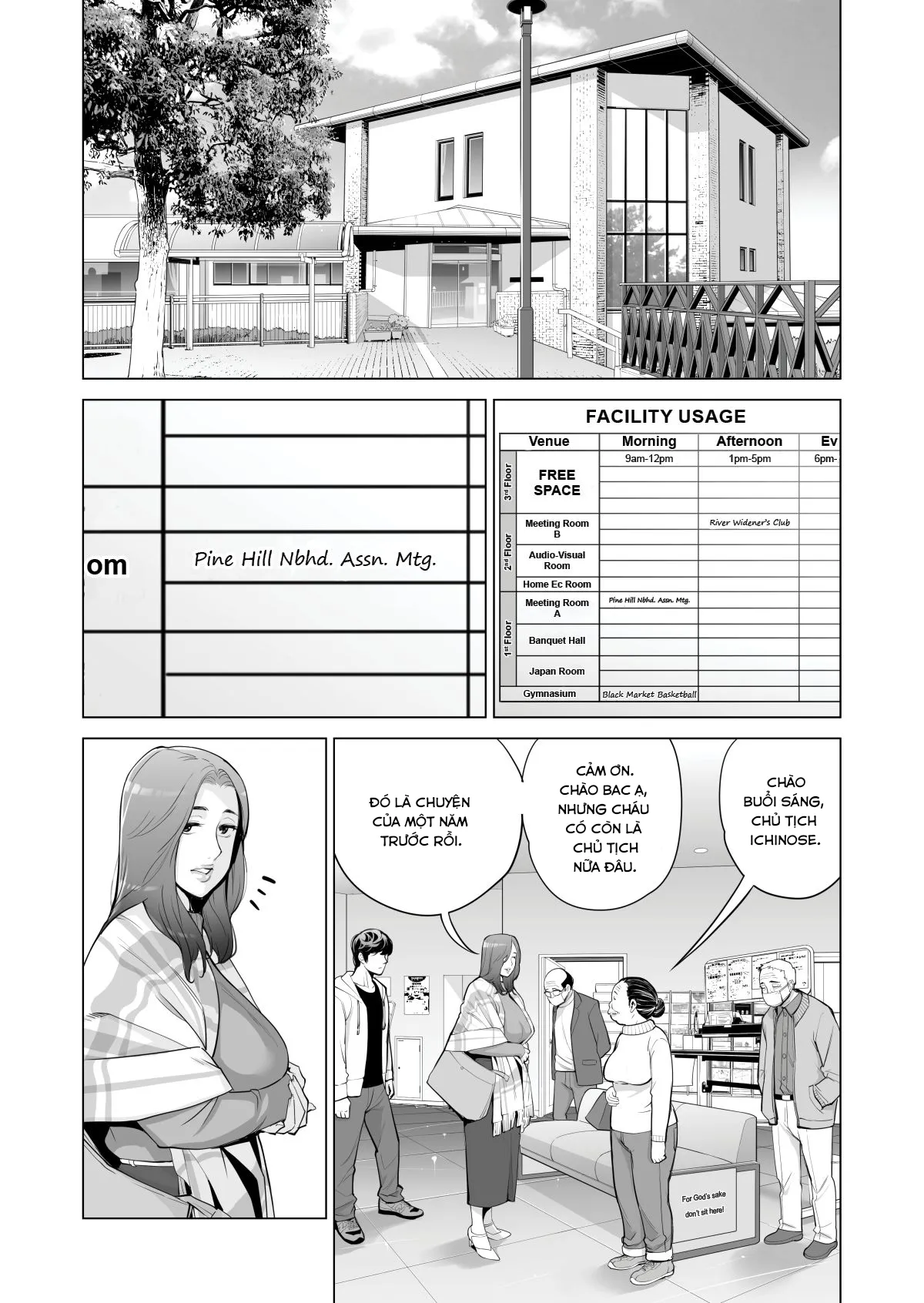HentaiVN.net - Ảnh 10 - Những cô trợ lý đã có chồng [Jichikai no Hitozuma wa Totemo Ecchi deshita; Neighborhood Associations] - Chap 1