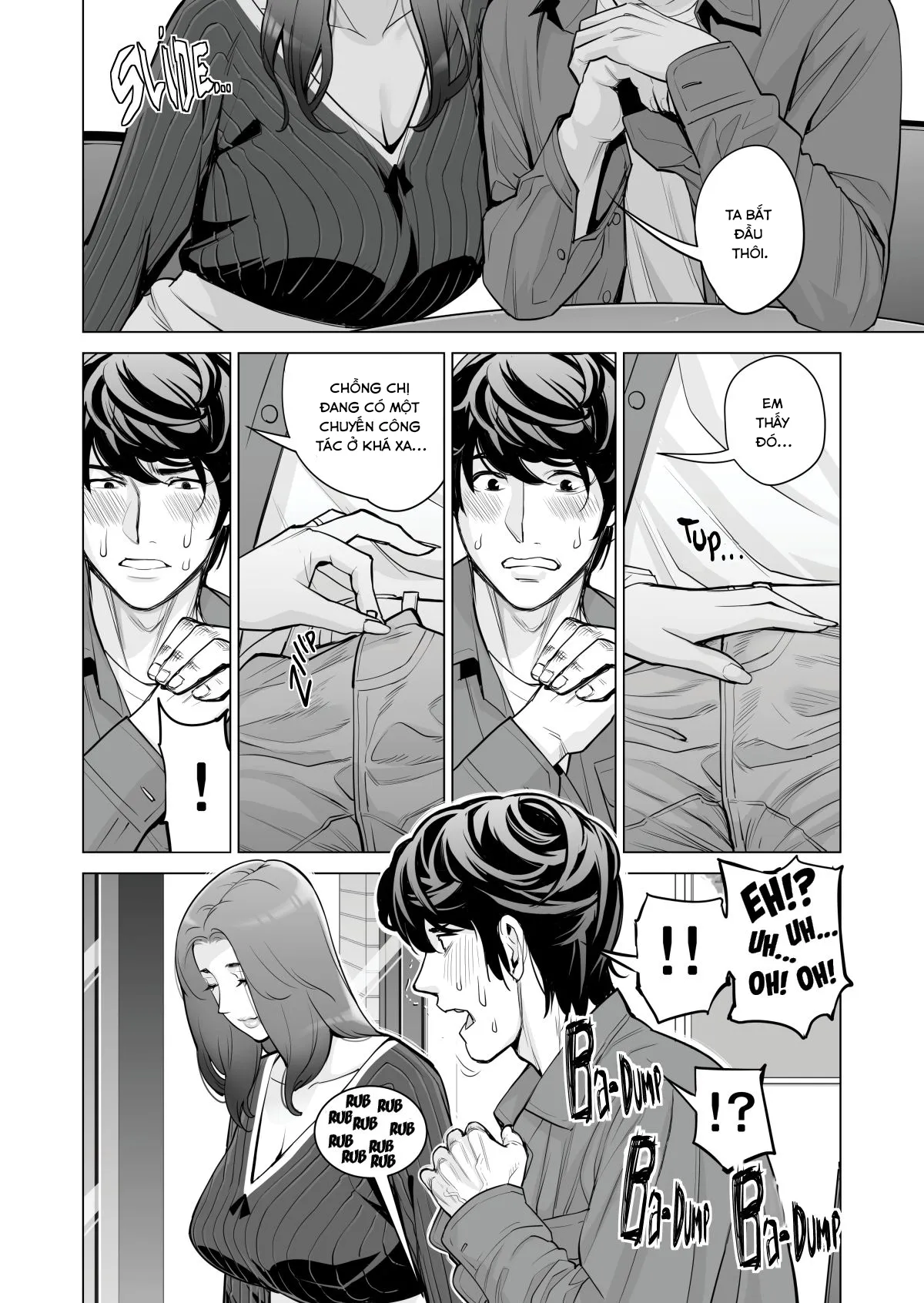 HentaiVN.net - Ảnh 43 - Những cô trợ lý đã có chồng [Jichikai no Hitozuma wa Totemo Ecchi deshita; Neighborhood Associations] - Chap 1