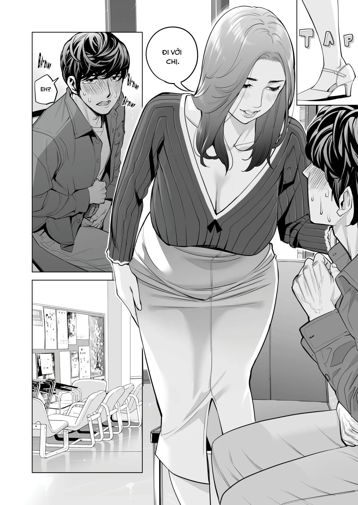 HentaiVN.net - Ảnh 47 - Những cô trợ lý đã có chồng [Jichikai no Hitozuma wa Totemo Ecchi deshita; Neighborhood Associations] - Chap 1