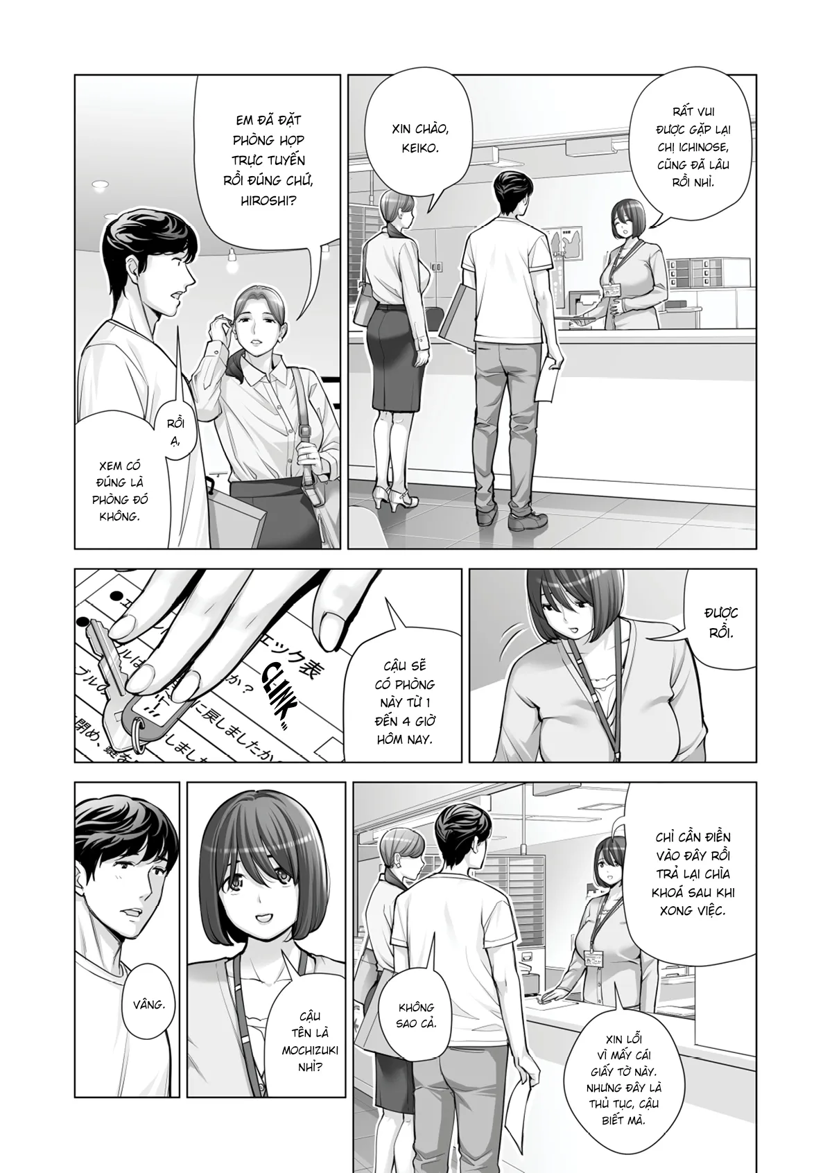 HentaiVN.net - Ảnh 14 - Những cô trợ lý đã có chồng [Jichikai no Hitozuma wa Totemo Ecchi deshita; Neighborhood Associations] - Chap 3