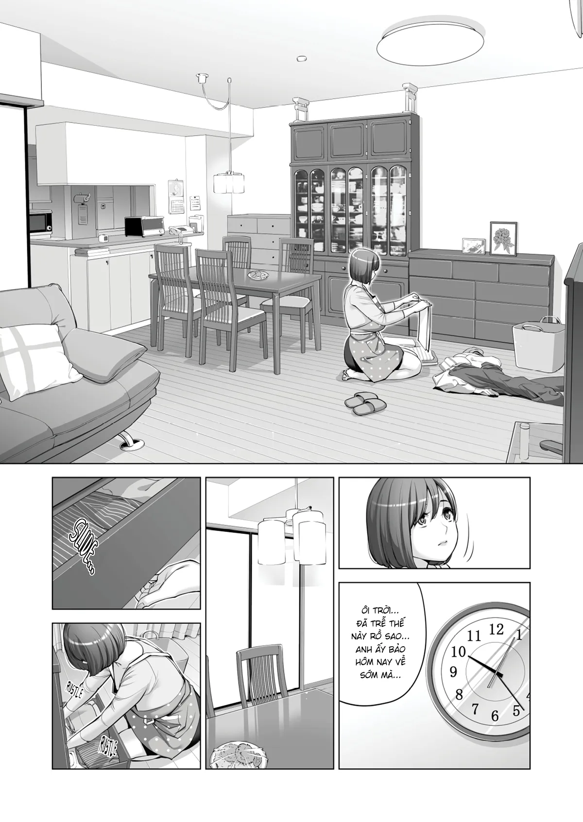 HentaiVN.net - Ảnh 31 - Những cô trợ lý đã có chồng [Jichikai no Hitozuma wa Totemo Ecchi deshita; Neighborhood Associations] - Chap 3