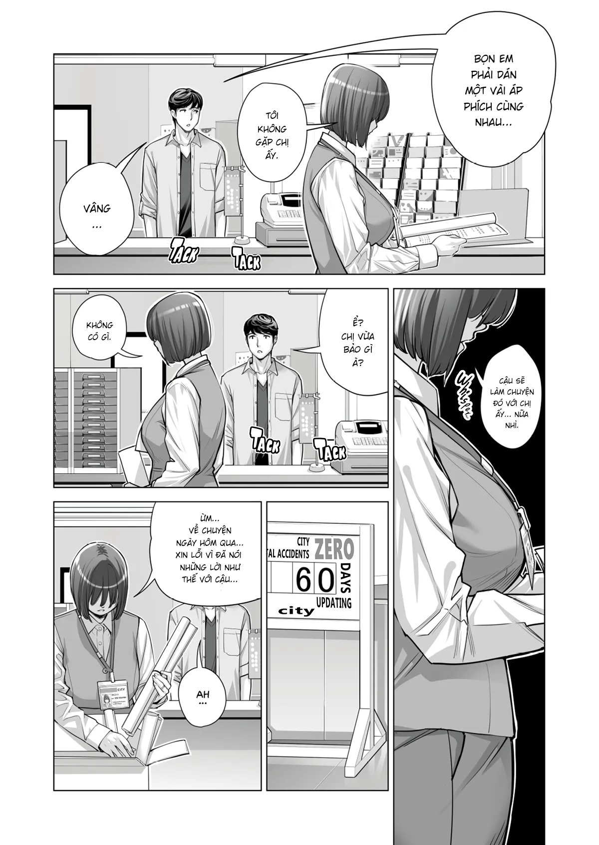 HentaiVN.net - Ảnh 6 - Những cô trợ lý đã có chồng [Jichikai no Hitozuma wa Totemo Ecchi deshita; Neighborhood Associations] - Chap 4