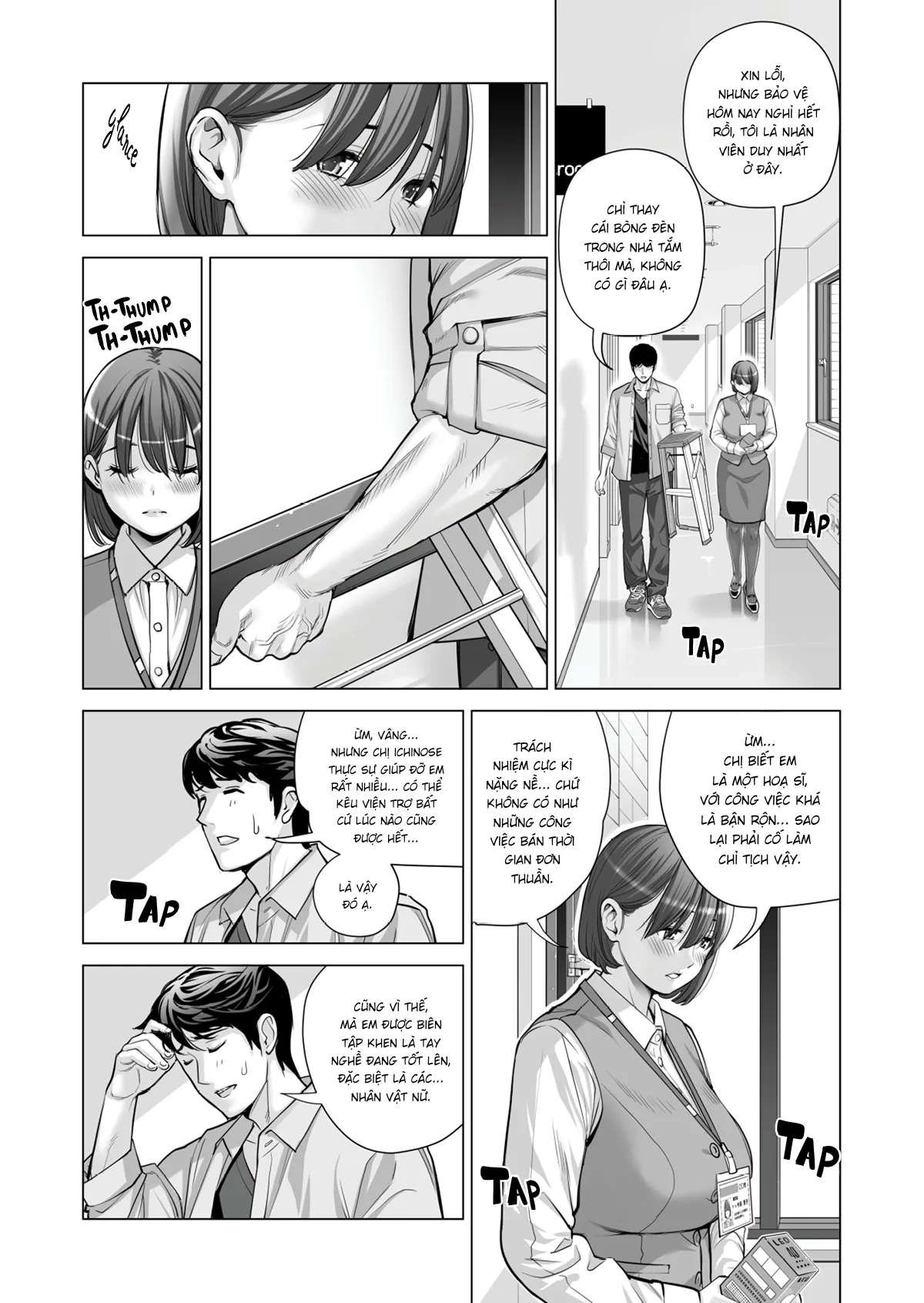 HentaiVN.net - Ảnh 9 - Những cô trợ lý đã có chồng [Jichikai no Hitozuma wa Totemo Ecchi deshita; Neighborhood Associations] - Chap 4