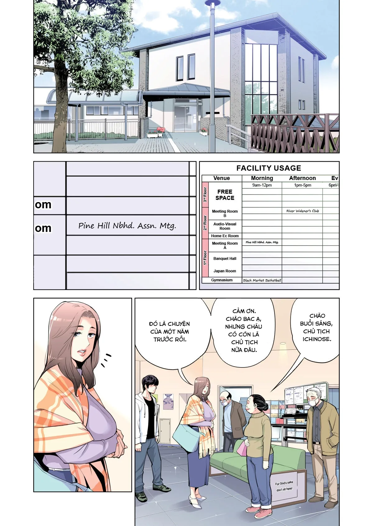 HentaiVN.net - Ảnh 11 - Những cô trợ lý đã có chồng [Jichikai no Hitozuma wa Totemo Ecchi deshita; Neighborhood Associations] - Chap 1 full màu