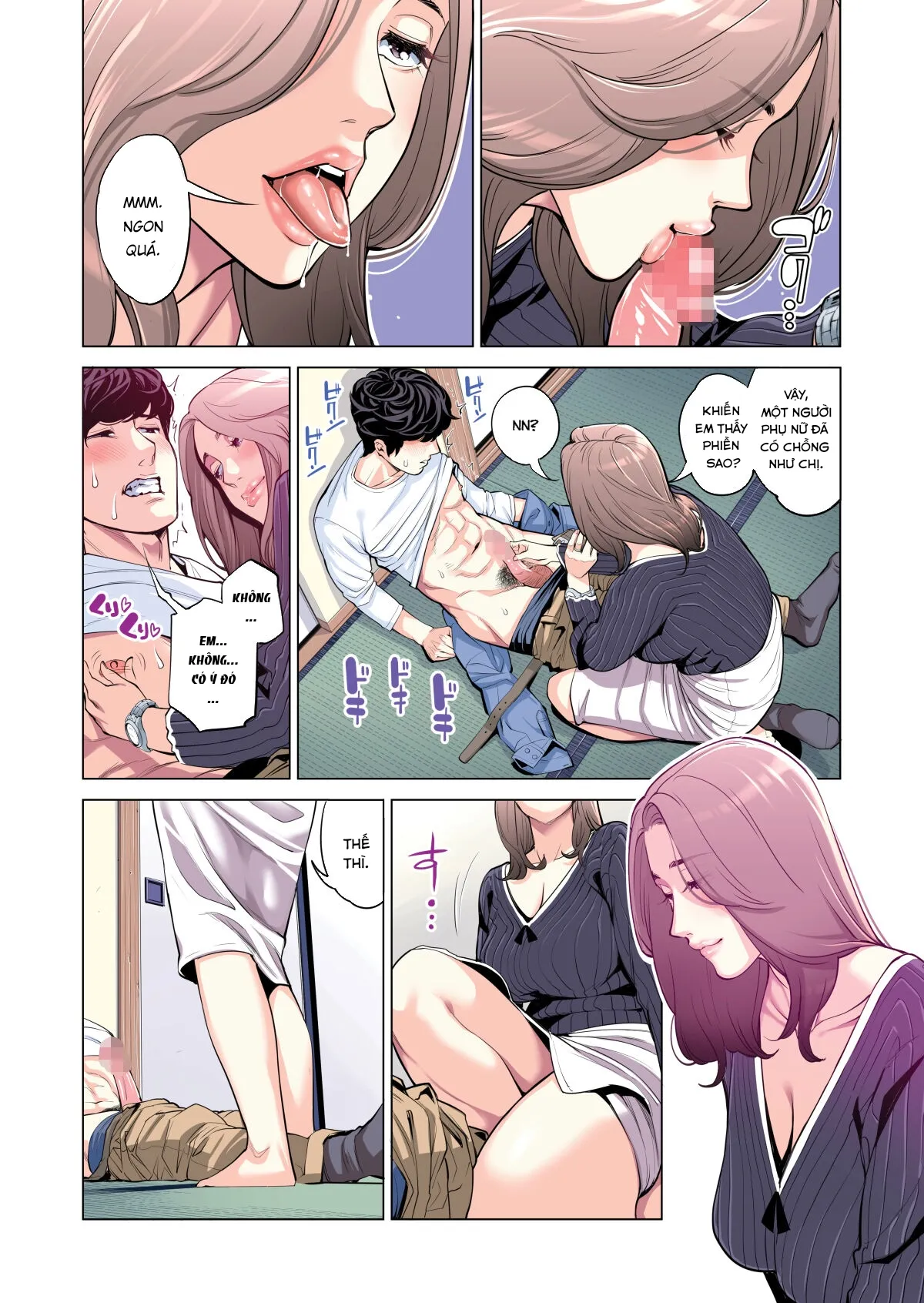 HentaiVN.net - Ảnh 11 - Những cô trợ lý đã có chồng [Jichikai no Hitozuma wa Totemo Ecchi deshita; Neighborhood Associations] - Chap 2 full color