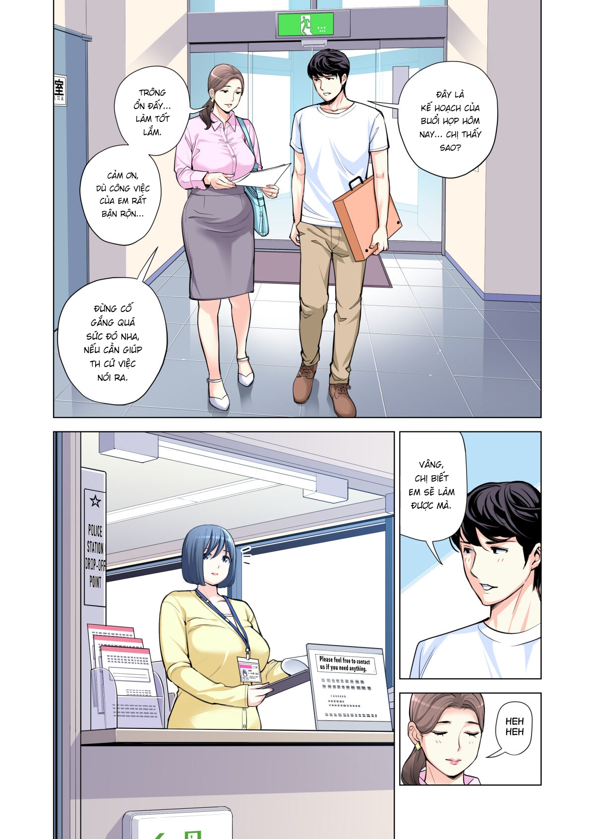 HentaiVN.net - Ảnh 12 - Những cô trợ lý đã có chồng [Jichikai no Hitozuma wa Totemo Ecchi deshita; Neighborhood Associations] - Chap 3 Full màu