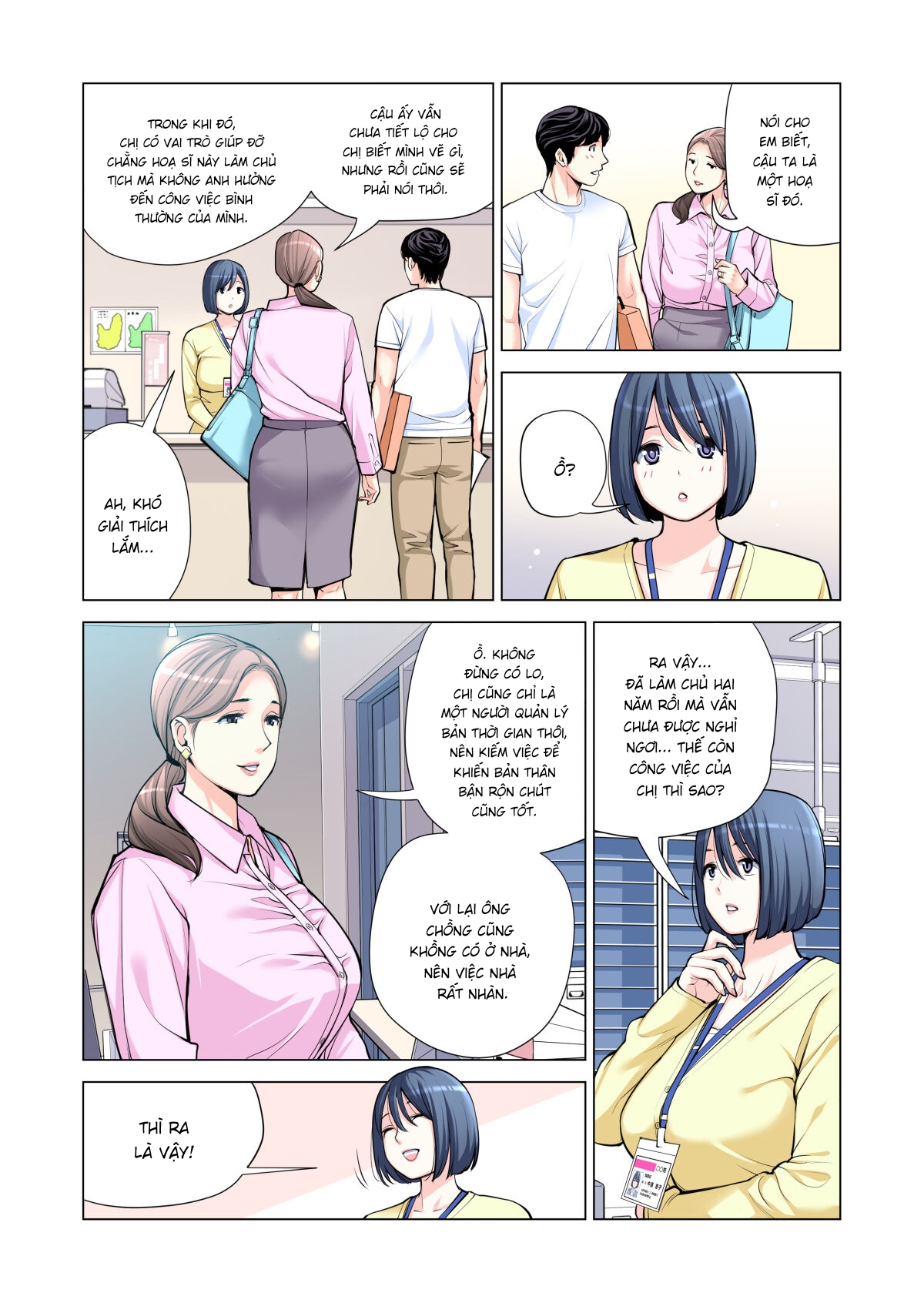 HentaiVN.net - Ảnh 15 - Những cô trợ lý đã có chồng [Jichikai no Hitozuma wa Totemo Ecchi deshita; Neighborhood Associations] - Chap 3 Full màu