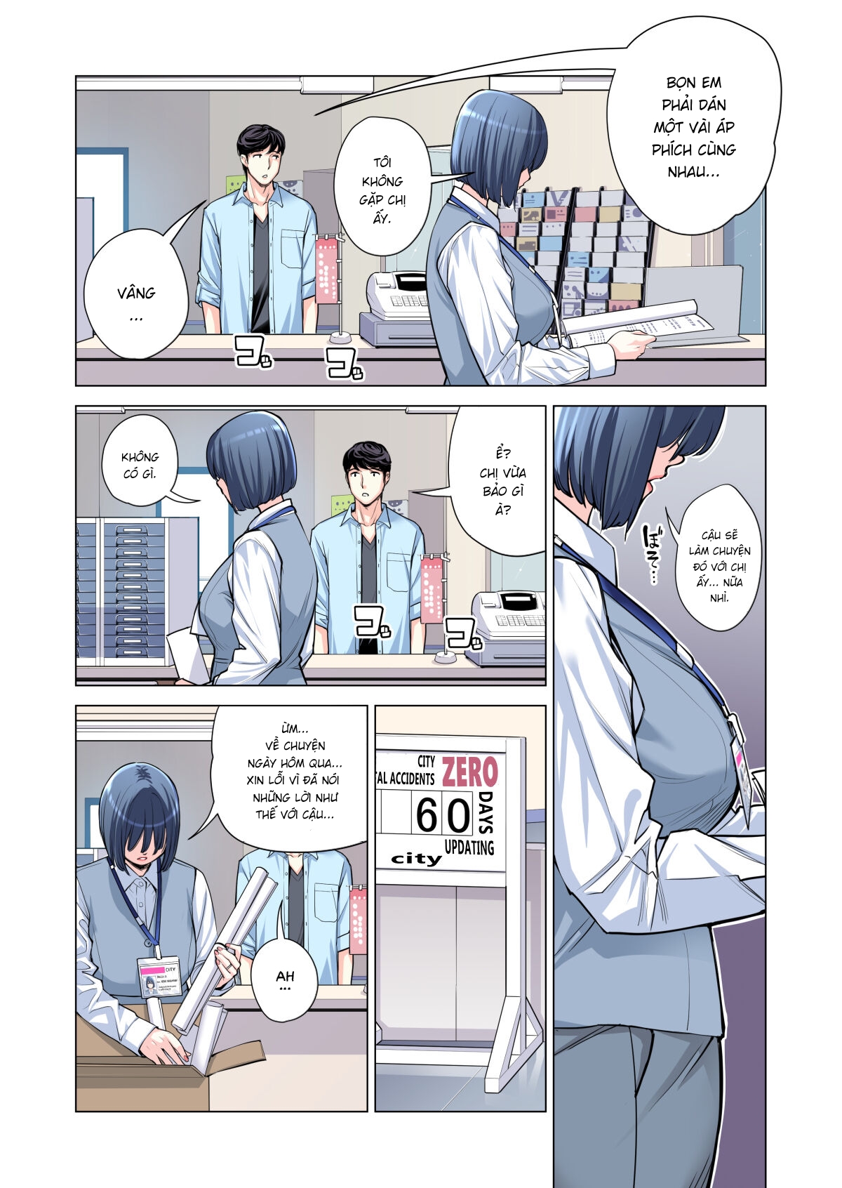 HentaiVN.net - Ảnh 3 - Những cô trợ lý đã có chồng [Jichikai no Hitozuma wa Totemo Ecchi deshita; Neighborhood Associations] - Chap 4 full màu
