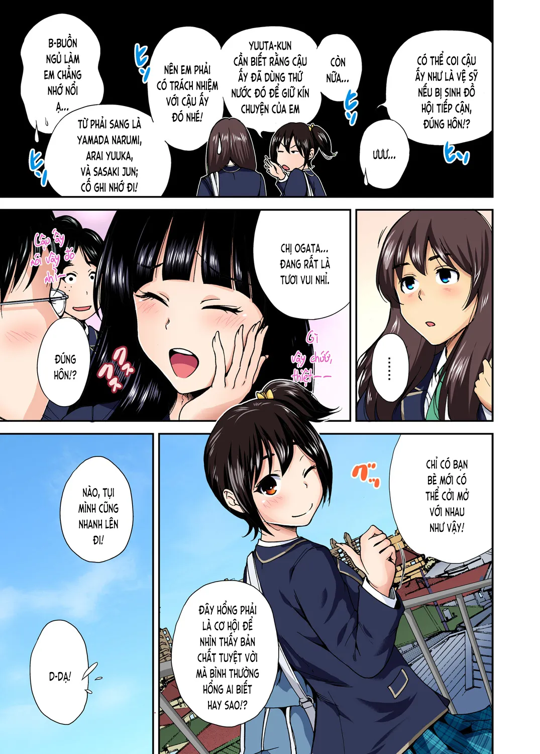 HentaiVN.net - Ảnh 6 - Chuyến tham quan trải nghiệm lợi cho tôi [Chuyến tham quan trải nghiệm lợi cho tôi ~Chỉ có tôi là trai giả gái!!; Oretoku Shuugakuryokou ~Otoko wa Jyosou shita Ore dake!!; 俺得修学旅行～男は女装した俺だけ!!] - Ch.09 Ogata Honami