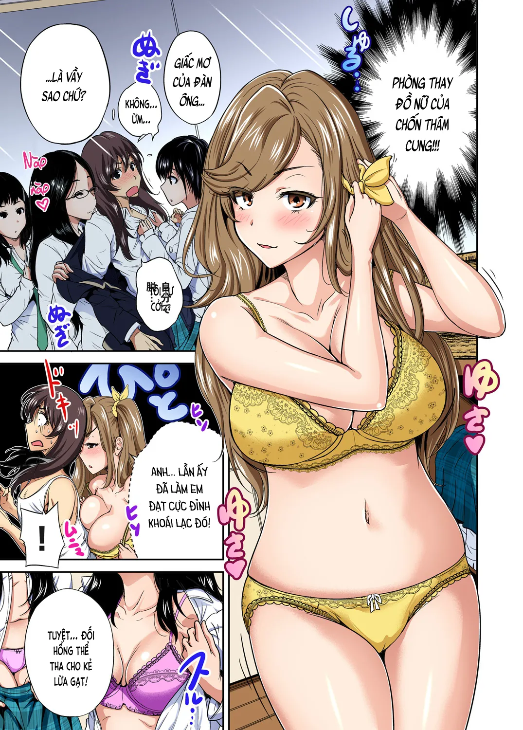 HentaiVN.net - Ảnh 15 - Chuyến tham quan trải nghiệm lợi cho tôi [Chuyến tham quan trải nghiệm lợi cho tôi ~Chỉ có tôi là trai giả gái!!; Oretoku Shuugakuryokou ~Otoko wa Jyosou shita Ore dake!!; 俺得修学旅行～男は女装した俺だけ!!] - Ch.12 Thiên đường?