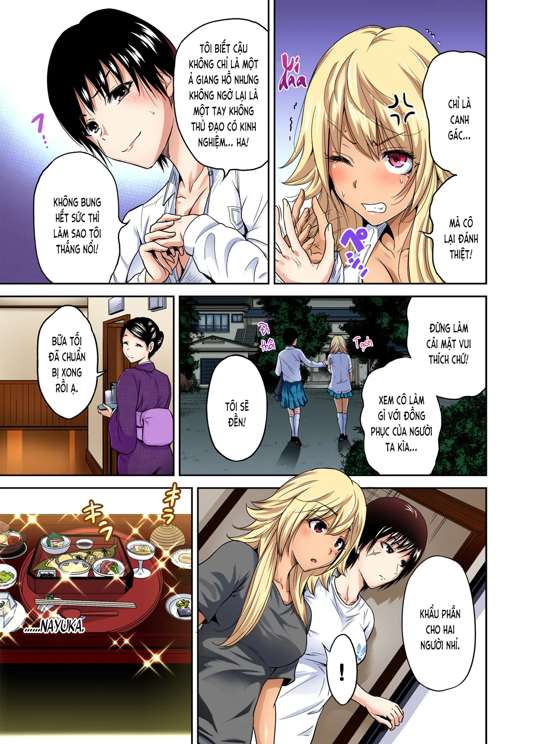 HentaiVN.net - Ảnh 14 - Chuyến tham quan trải nghiệm lợi cho tôi [Chuyến tham quan trải nghiệm lợi cho tôi ~Chỉ có tôi là trai giả gái!!; Oretoku Shuugakuryokou ~Otoko wa Jyosou shita Ore dake!!; 俺得修学旅行～男は女装した俺だけ!!] - Ch.13 Natsume Runa (mơ?)