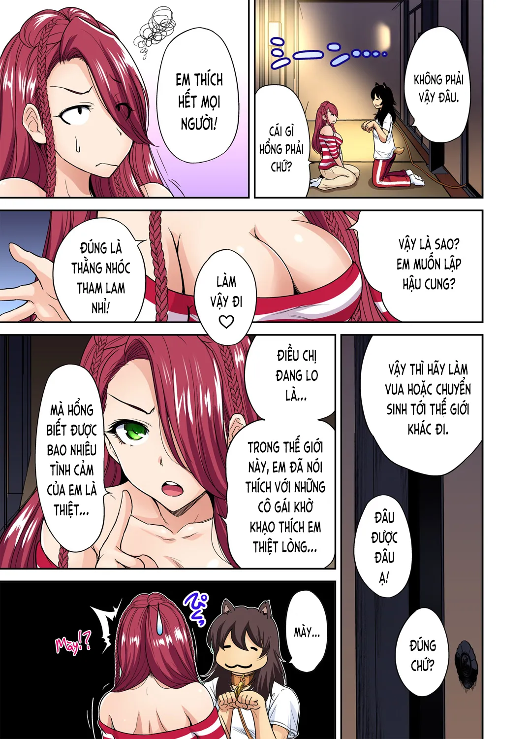HentaiVN.net - Ảnh 28 - Chuyến tham quan trải nghiệm lợi cho tôi [Chuyến tham quan trải nghiệm lợi cho tôi ~Chỉ có tôi là trai giả gái!!; Oretoku Shuugakuryokou ~Otoko wa Jyosou shita Ore dake!!; 俺得修学旅行～男は女装した俺だけ!!] - Ch.20 Oisaka Kokoa