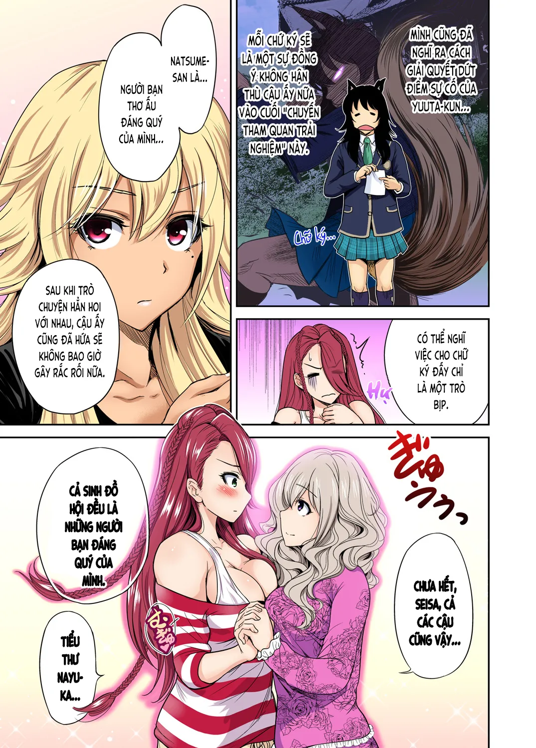 HentaiVN.net - Ảnh 8 - Chuyến tham quan trải nghiệm lợi cho tôi [Chuyến tham quan trải nghiệm lợi cho tôi ~Chỉ có tôi là trai giả gái!!; Oretoku Shuugakuryokou ~Otoko wa Jyosou shita Ore dake!!; 俺得修学旅行～男は女装した俺だけ!!] - Ch.20 Oisaka Kokoa